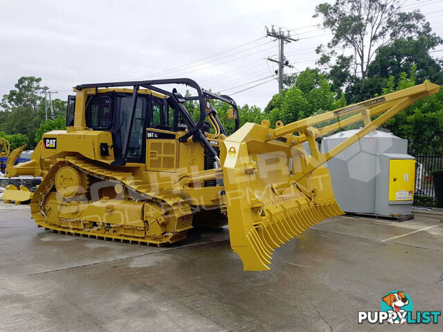 CATERPILLAR D6T XL Bulldozer CAT D6 dozer with Stick Rake & Drive in Tree Spear