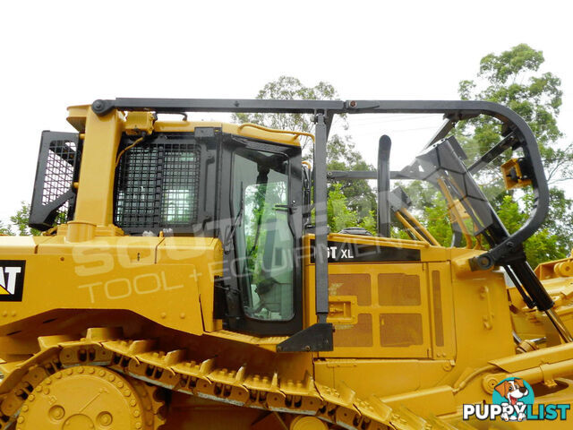 CATERPILLAR D6T XL Bulldozer CAT D6 dozer with Stick Rake & Drive in Tree Spear