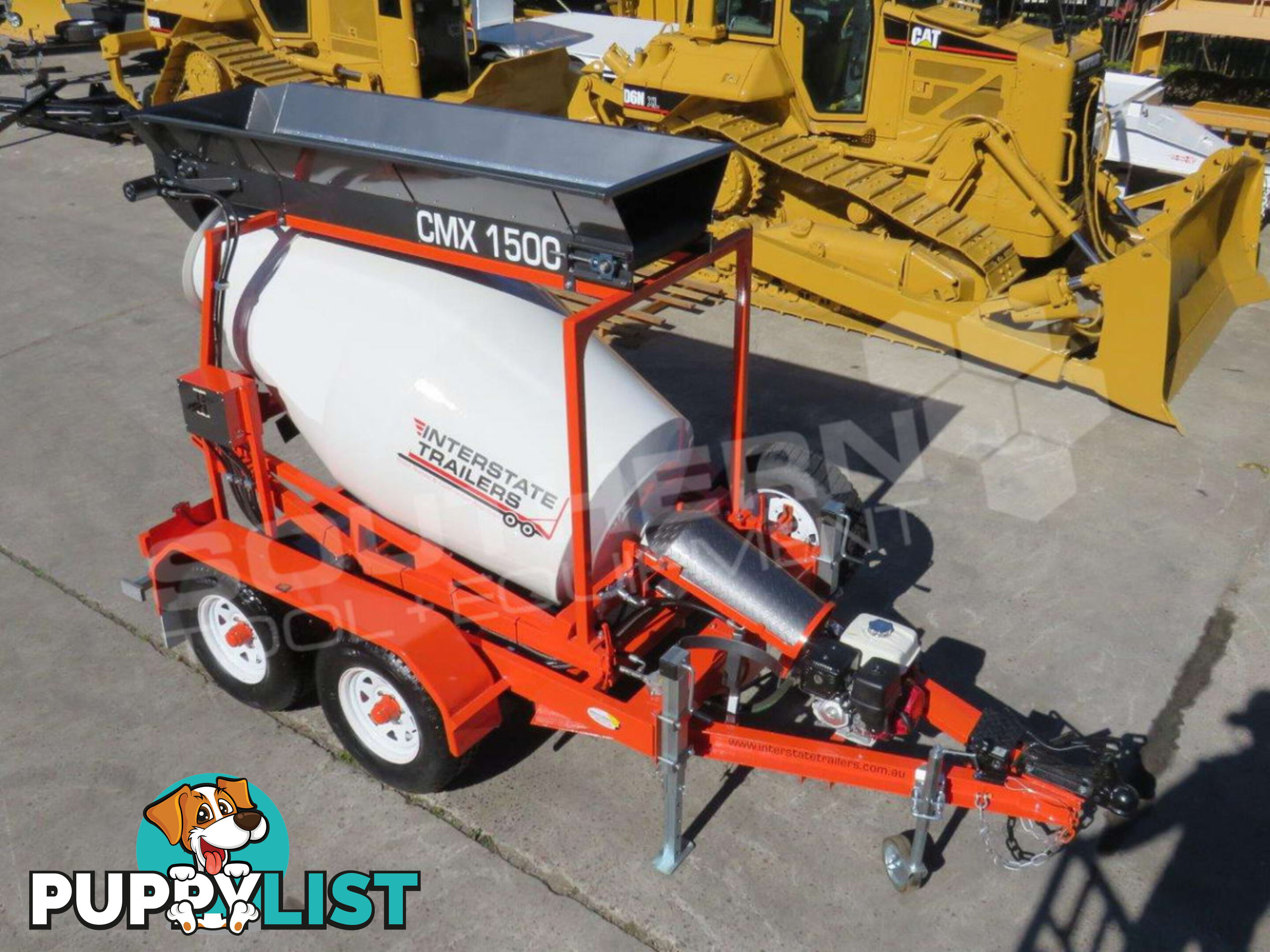 Cement Mixer CMX1500 Mobile Batching Plant Trailer 