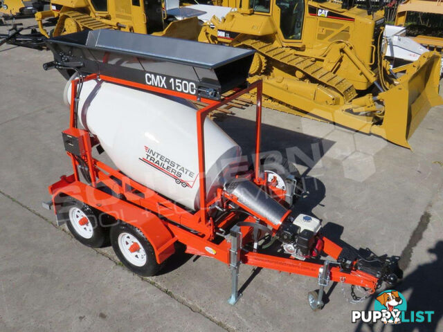 Cement Mixer CMX1500 Mobile Batching Plant Trailer 