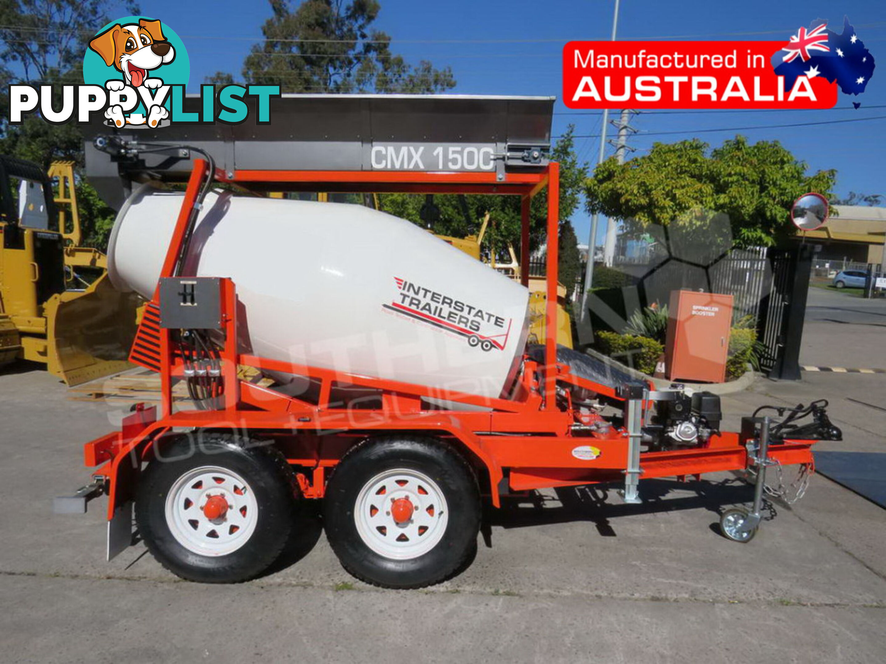 Cement Mixer CMX1500 Mobile Batching Plant Trailer 