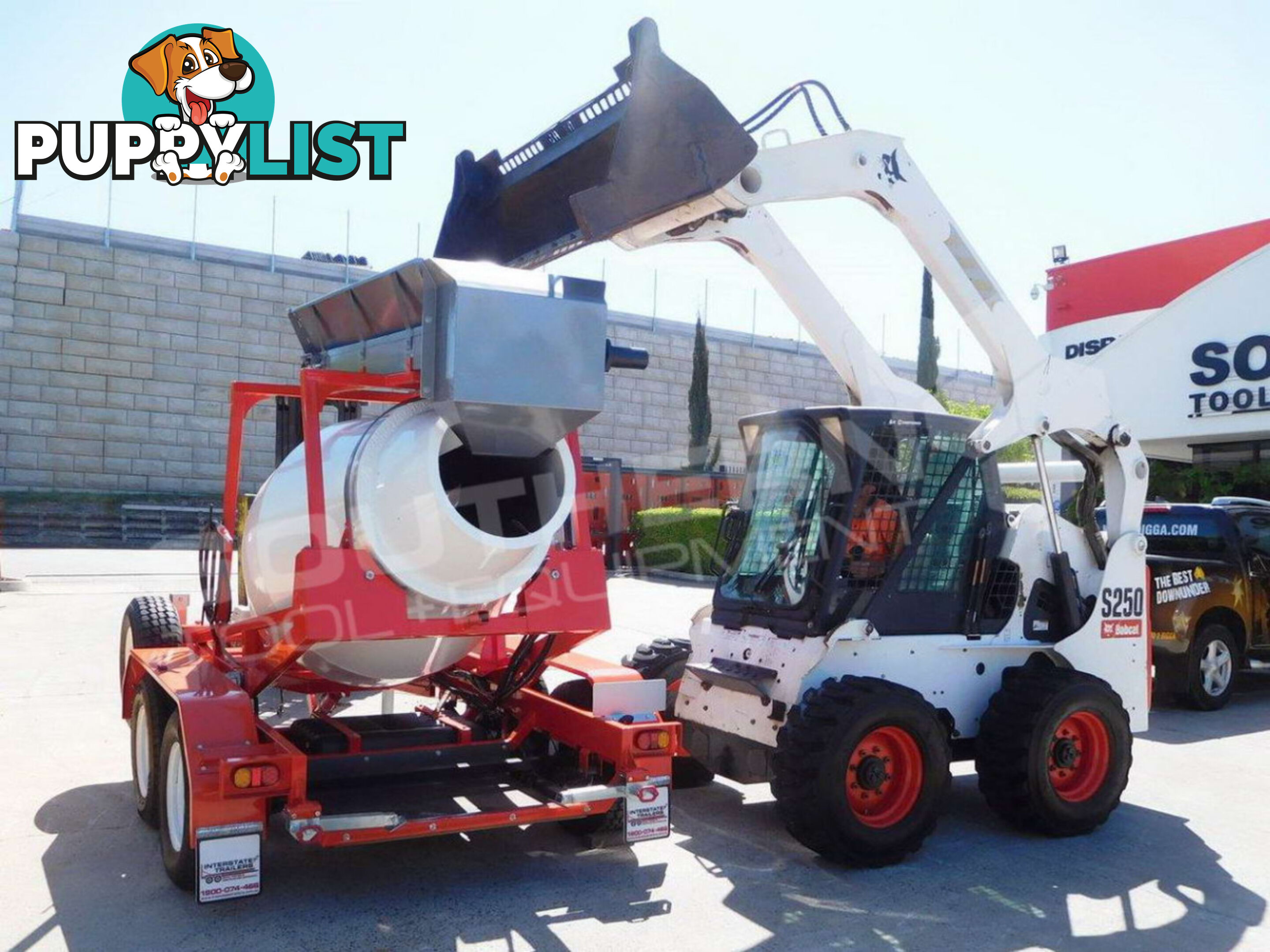 Cement Mixer CMX1500 Mobile Batching Plant Trailer 