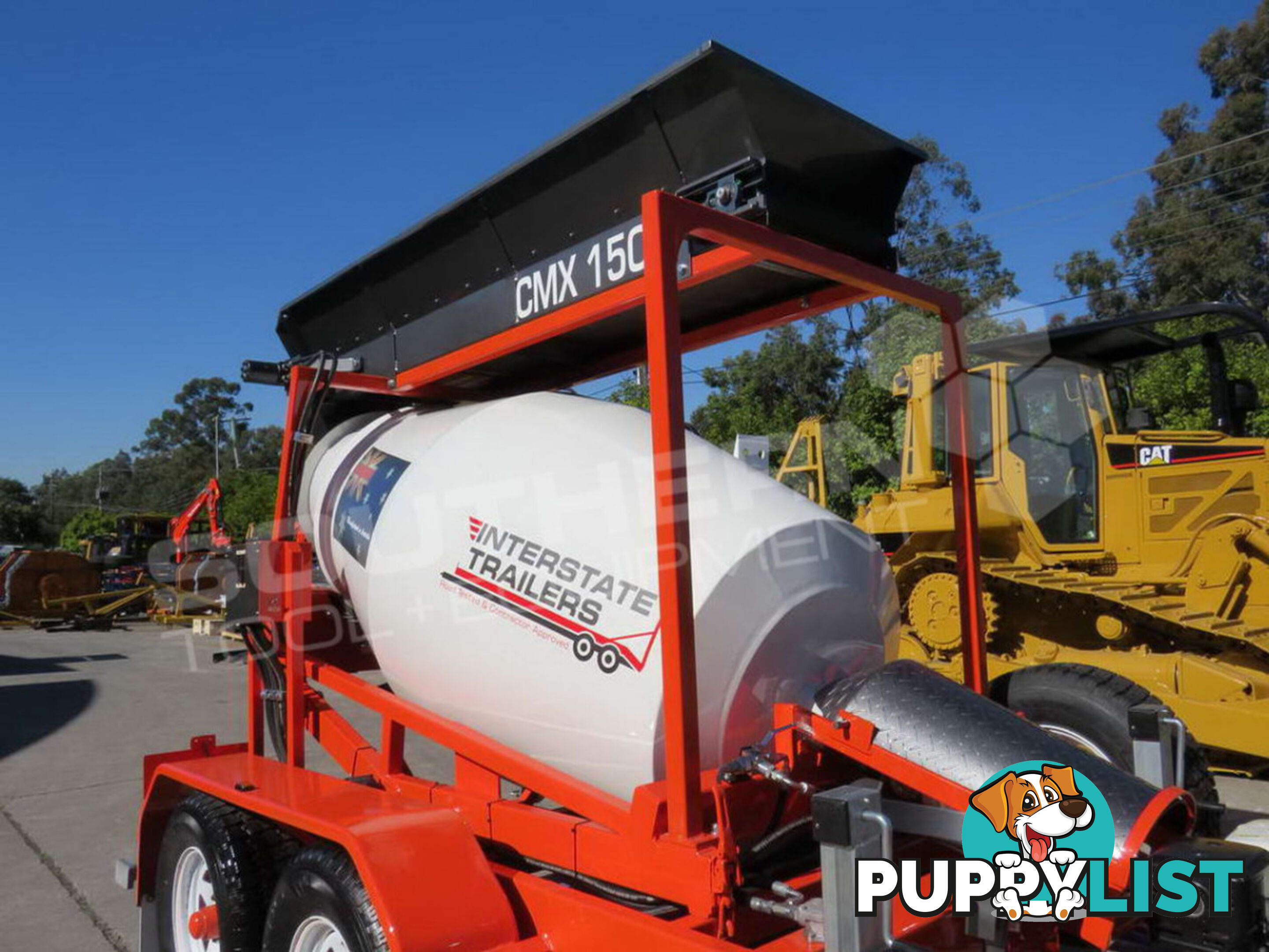 Cement Mixer CMX1500 Mobile Batching Plant Trailer 