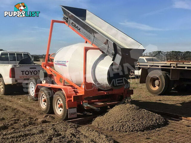 Cement Mixer CMX1500 Mobile Batching Plant Trailer 