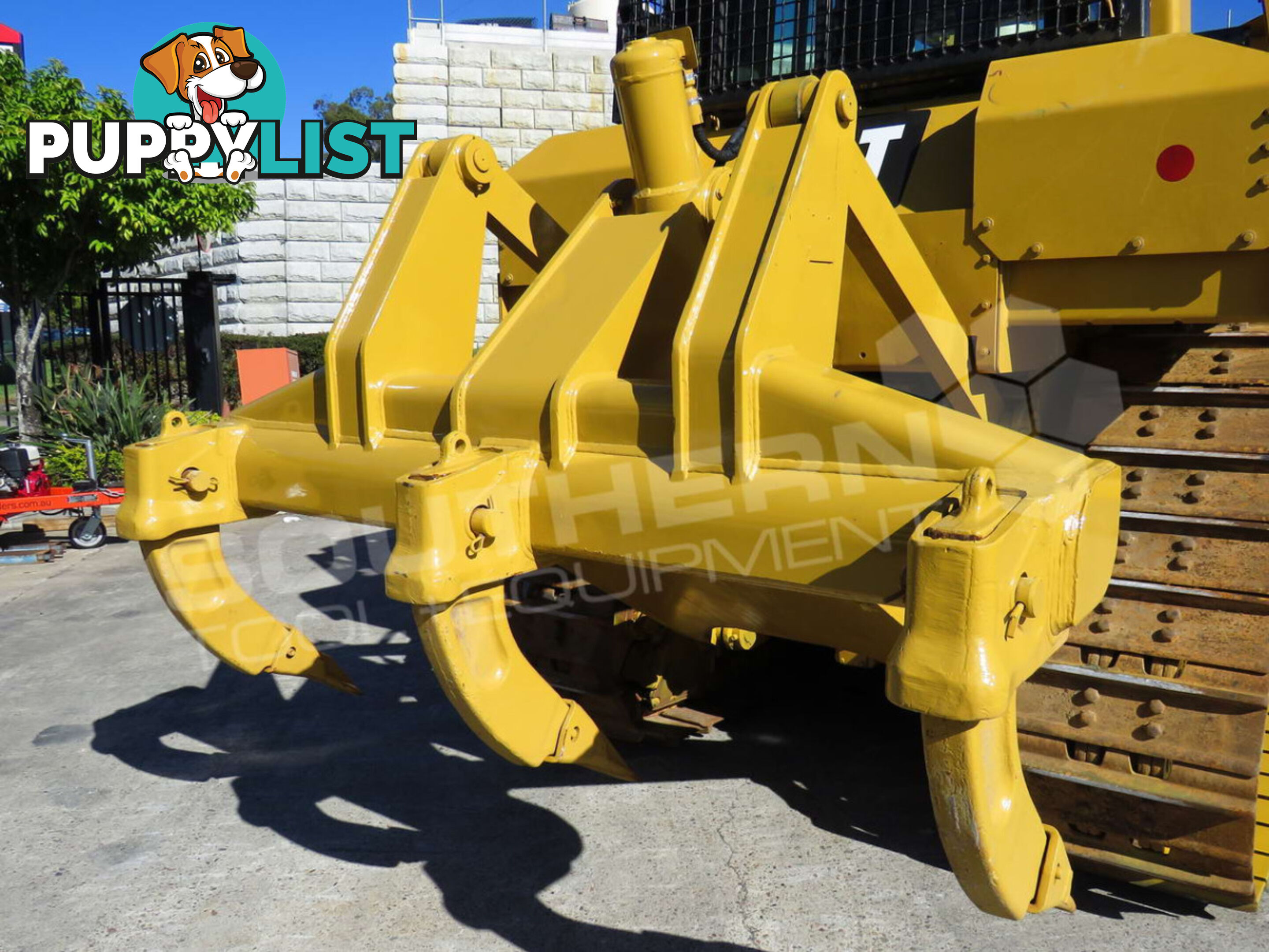 Caterpillar D6T XL Bulldozer with Stick Rake