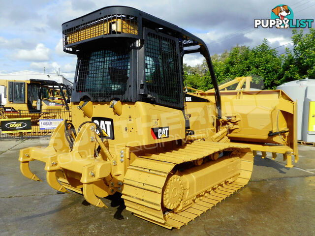 Caterpillar D5K WT Bulldozer with Drive in Stick Rake Tree Spear