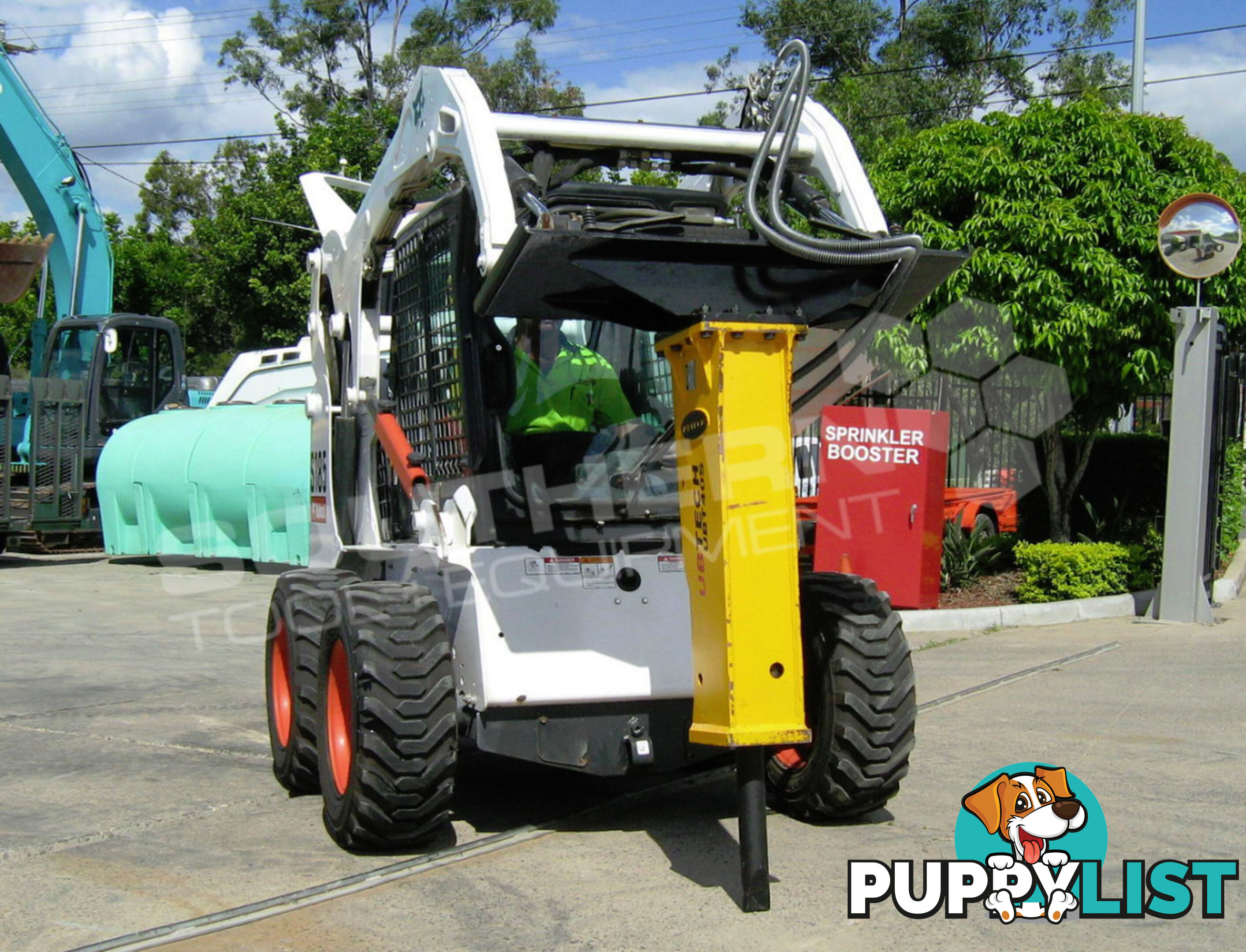 UBTECH UBT40S Skid Steer Loader Silence Hydraulic Rock Breaker 