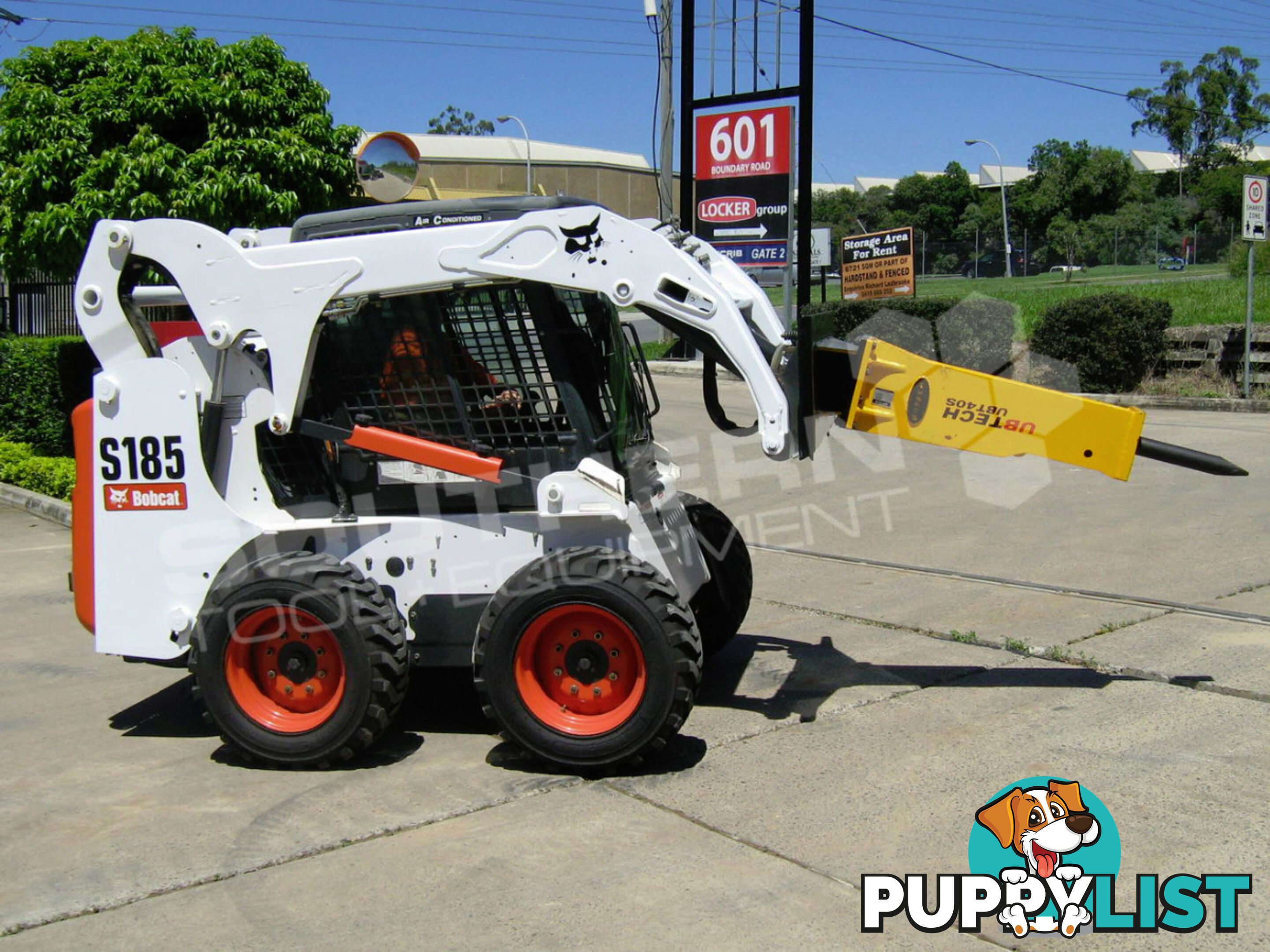 UBTECH UBT40S Skid Steer Loader Silence Hydraulic Rock Breaker 