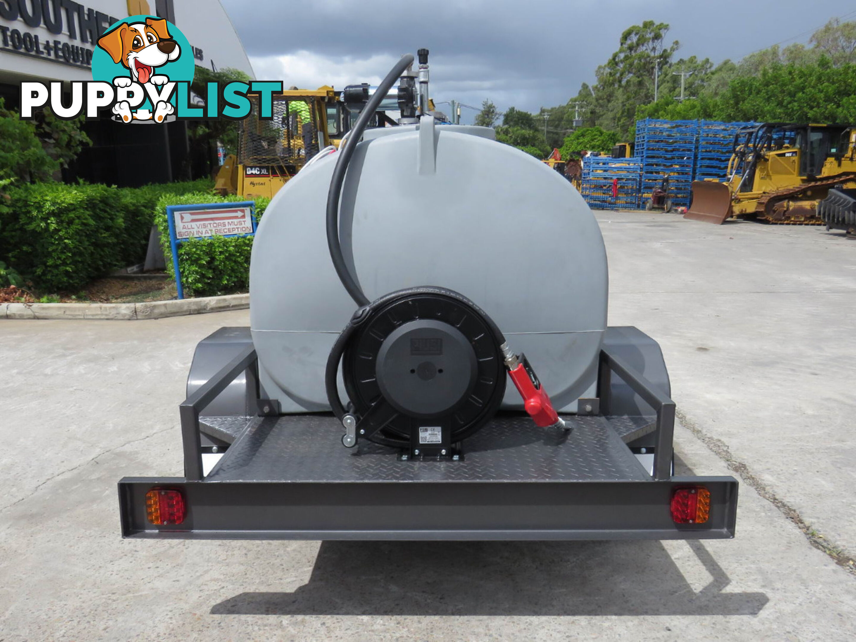  Trailer 1200L Diesel Fuel Tank 12V 85L/PM High flow Mine Spec 