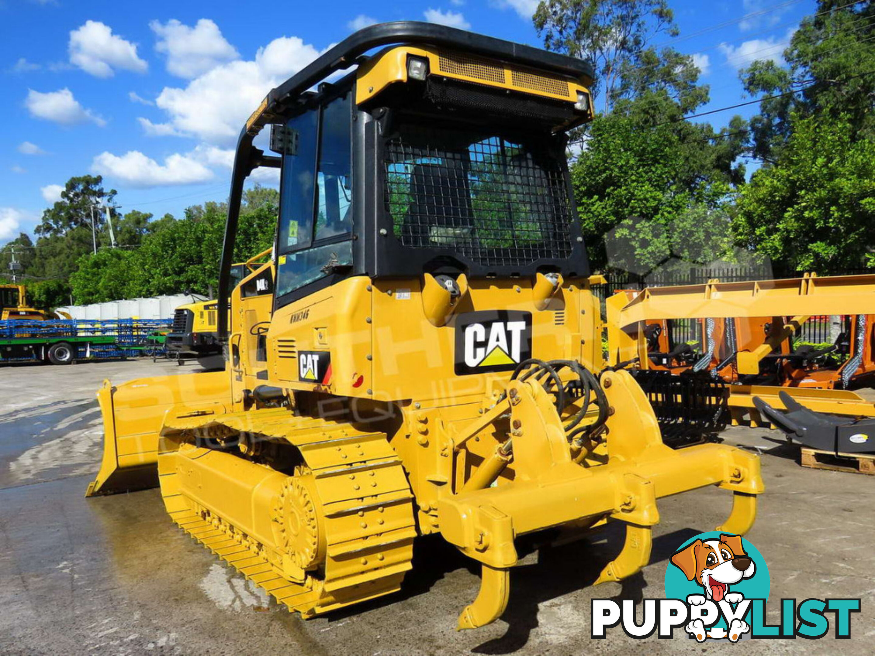 Caterpillar D4K Dozers Screens & Sweeps / CAT D4 Forestry guard