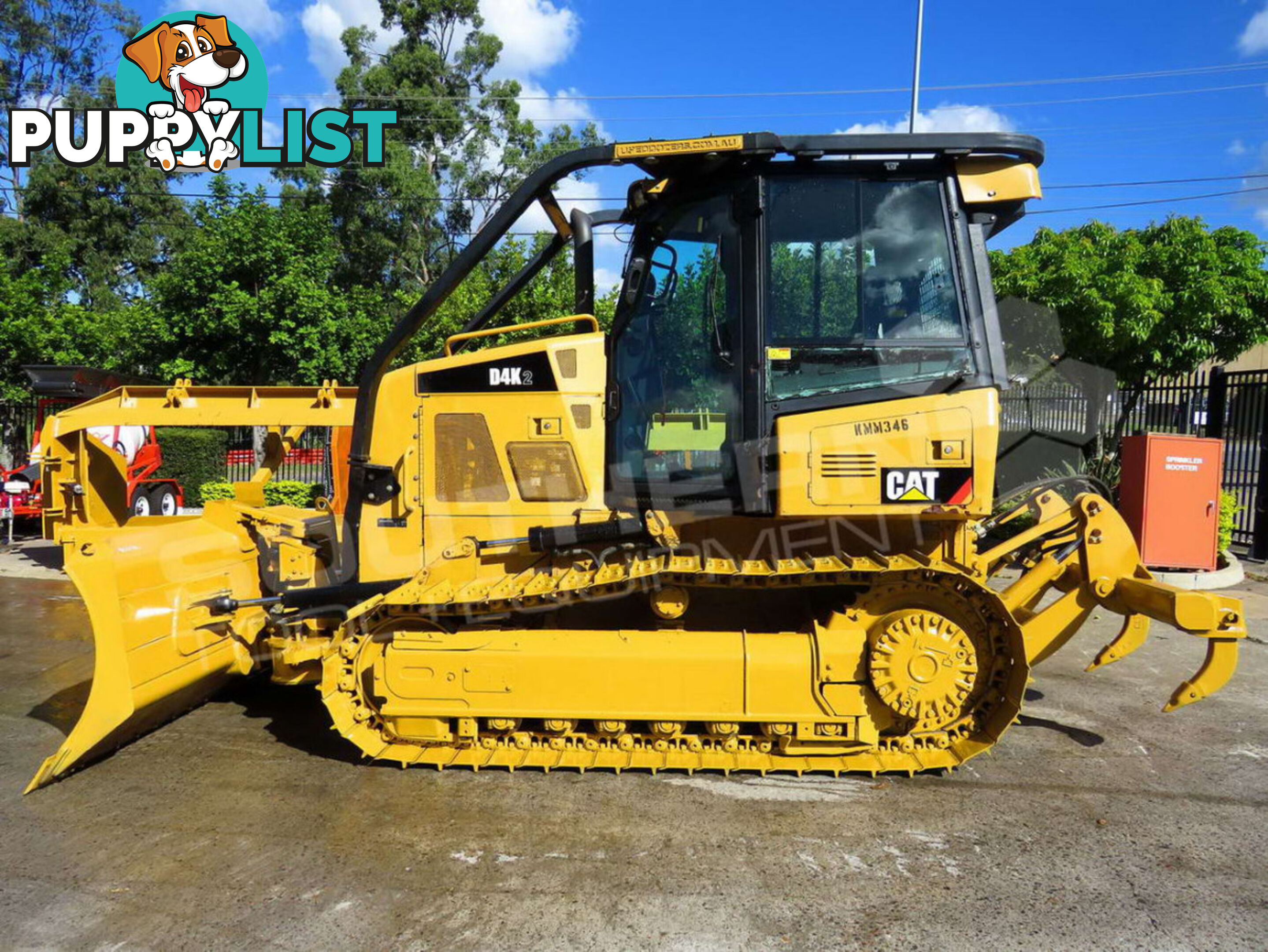 Caterpillar D4K Dozers Screens & Sweeps / CAT D4 Forestry guard