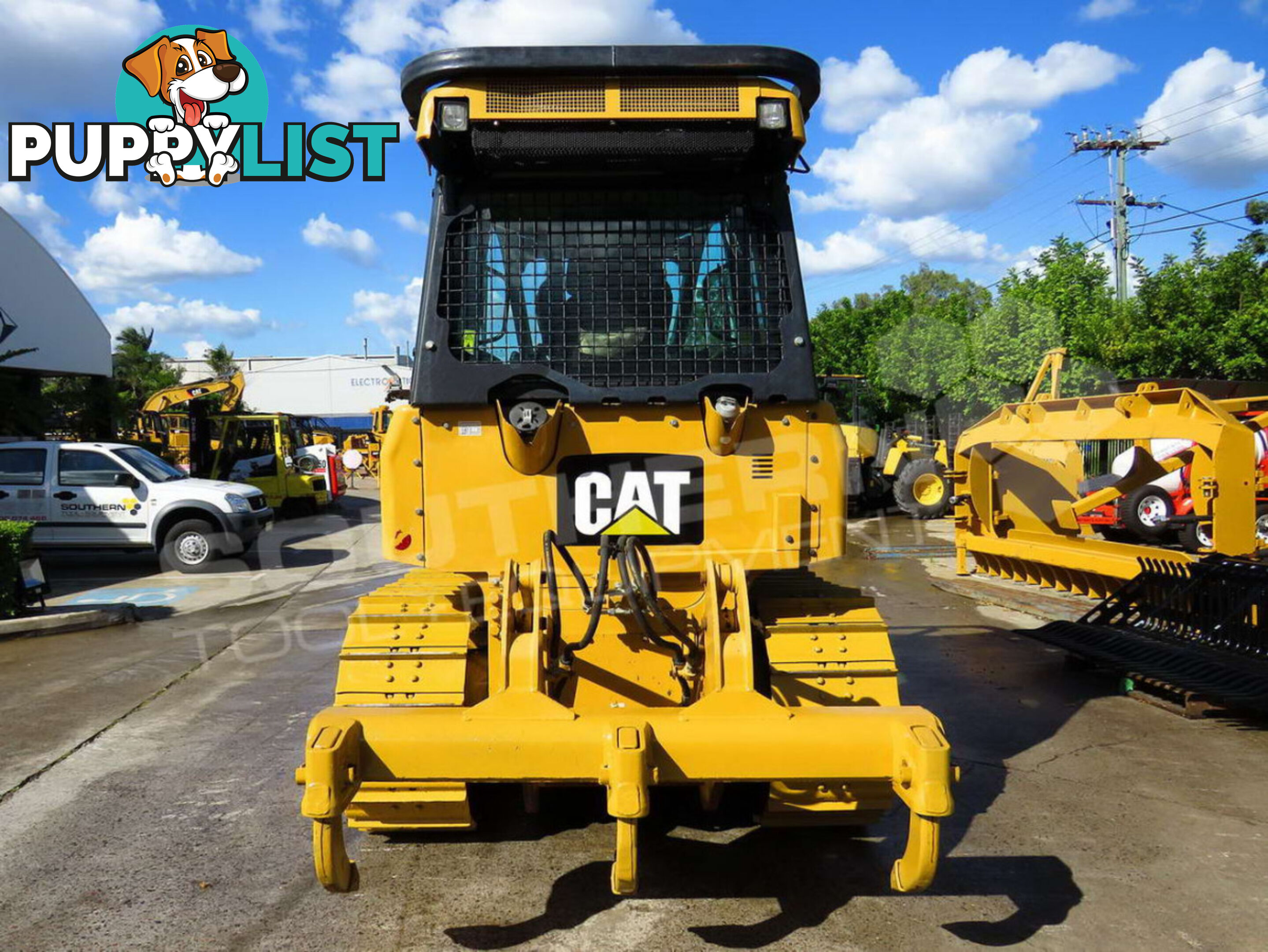 Caterpillar D4K Dozers Screens & Sweeps / CAT D4 Forestry guard