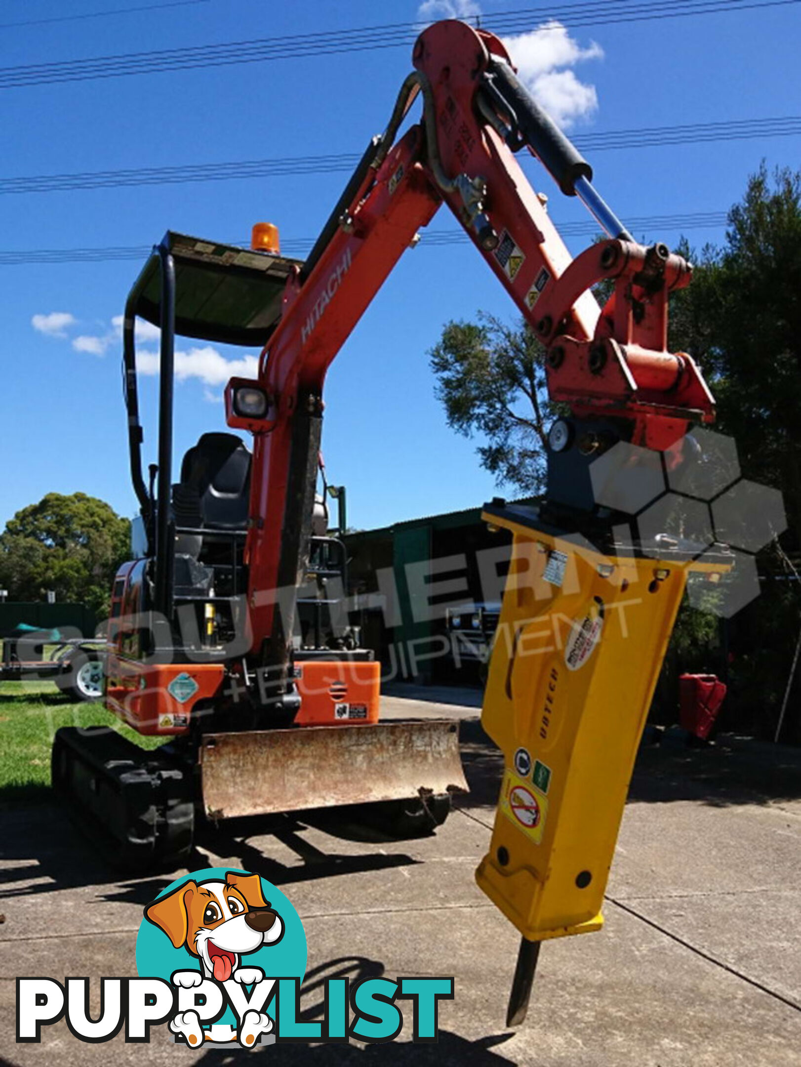 UBTECH UBT10S Silence Hydraulic Hammer Rock Concrete Breaker