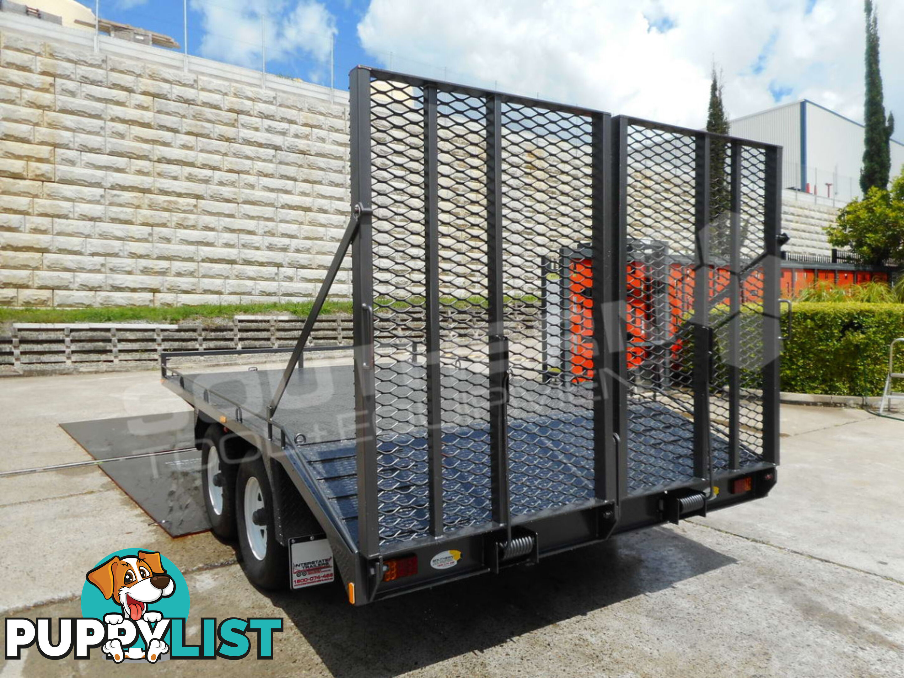 4.5 TON Custom build Moffett Forklifts Trailers Tailgater Plant Trailers