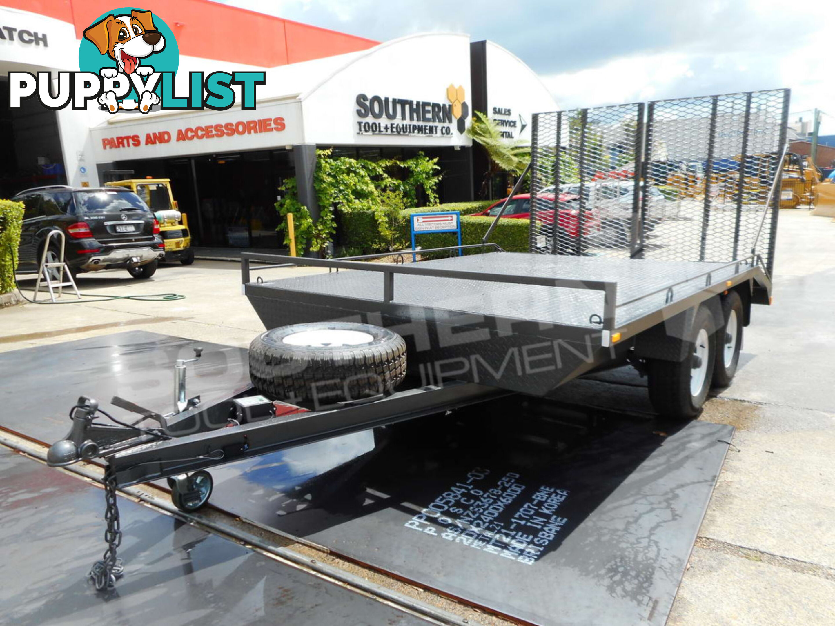 4.5 TON Custom build Moffett Forklifts Trailers Tailgater Plant Trailers