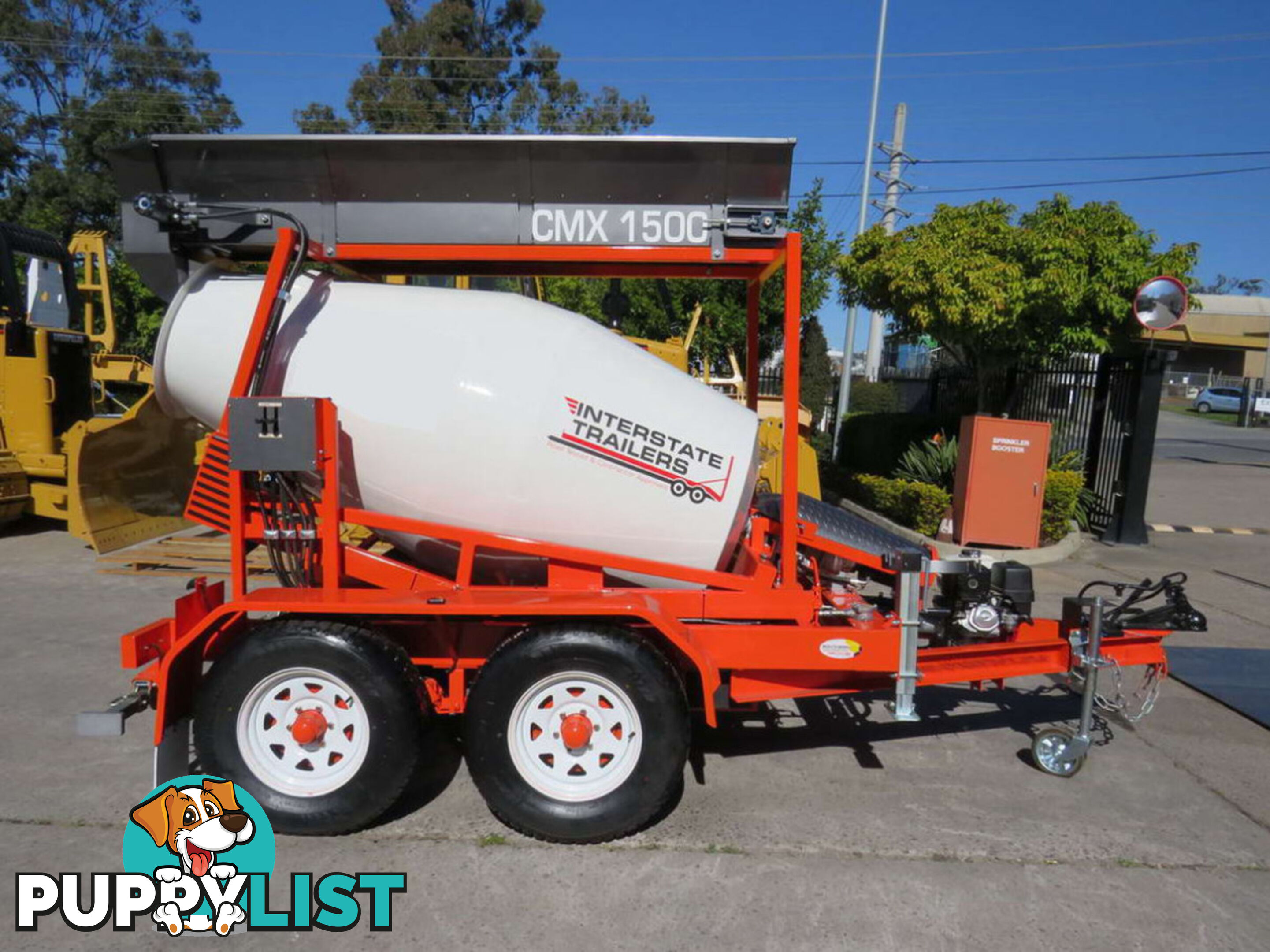 Concrete Mixer CMX1500 Mobile Cement Batching Trailer