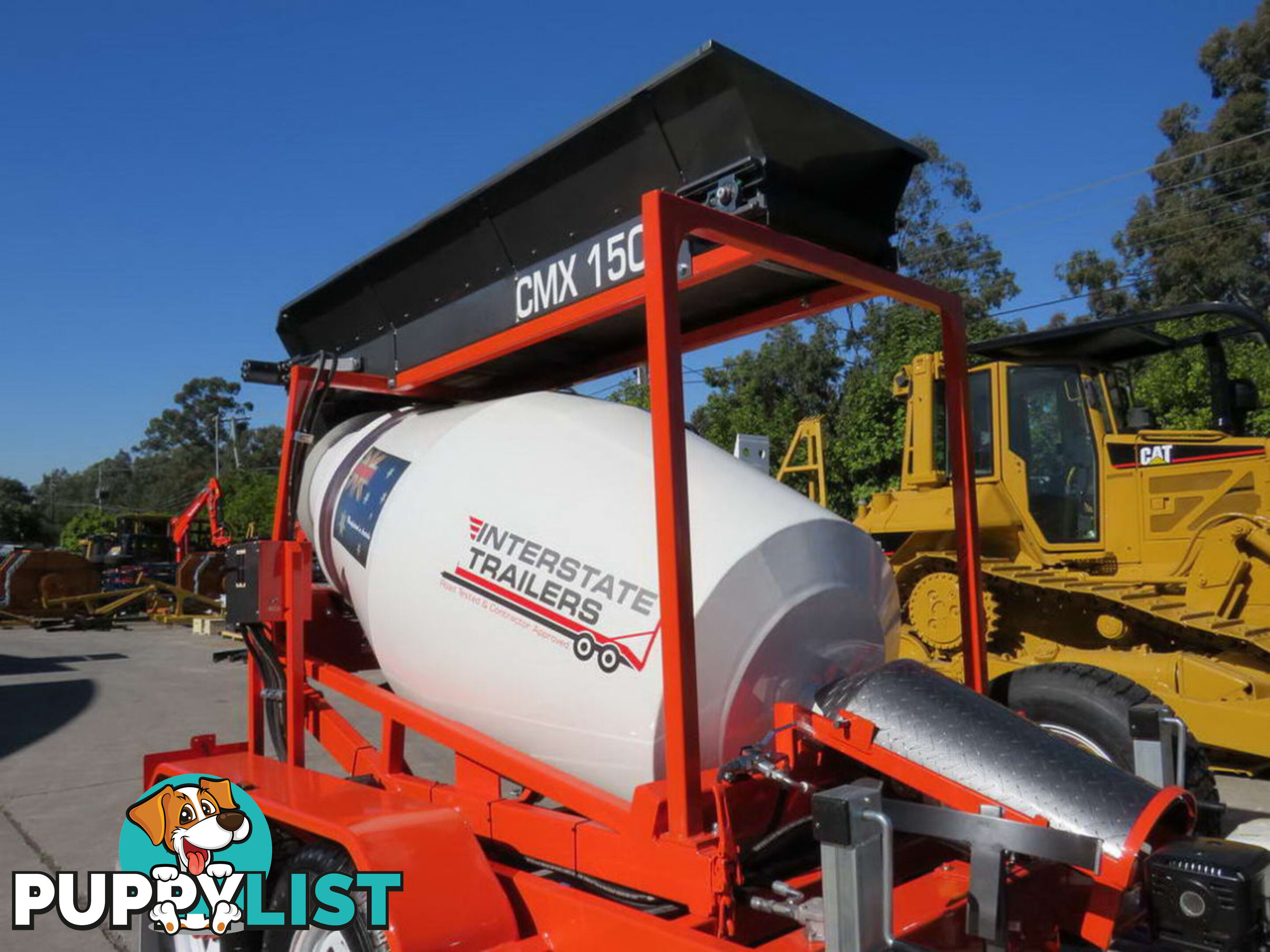 Concrete Mixer CMX1500 Mobile Cement Batching Trailer