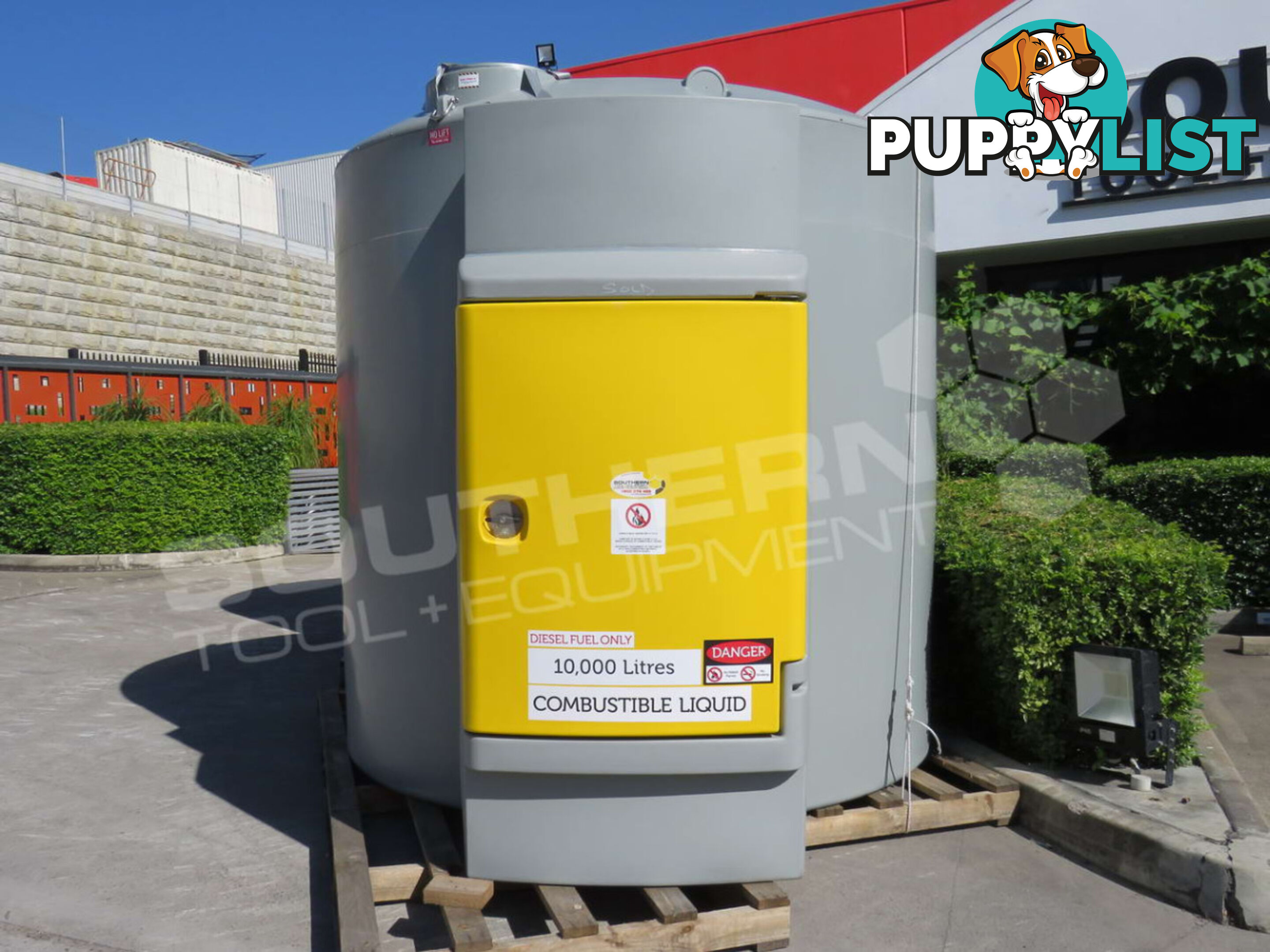 10,000L Diesel Fuel Tank fully bunded fuel storage station