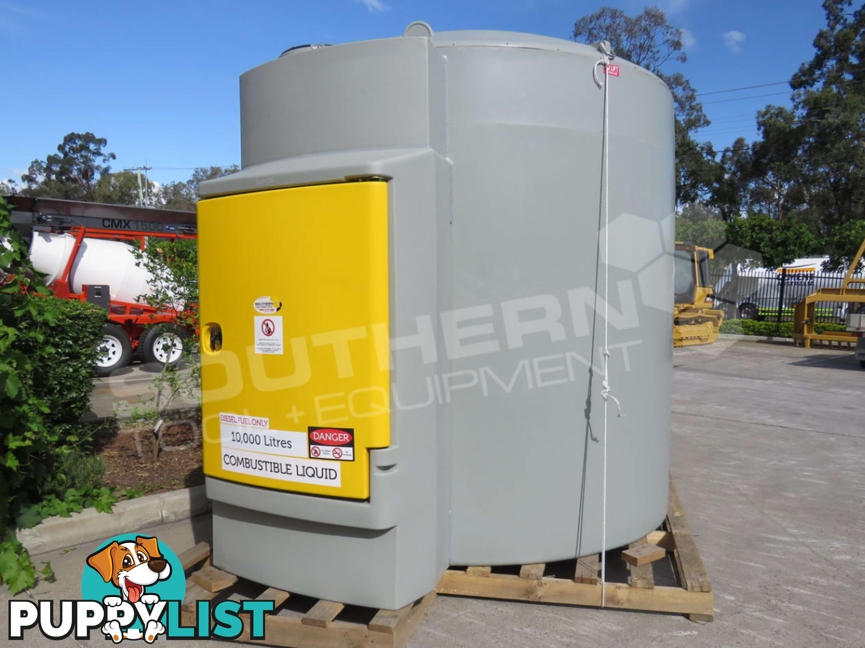 10,000L Diesel Fuel Tank fully bunded fuel storage station