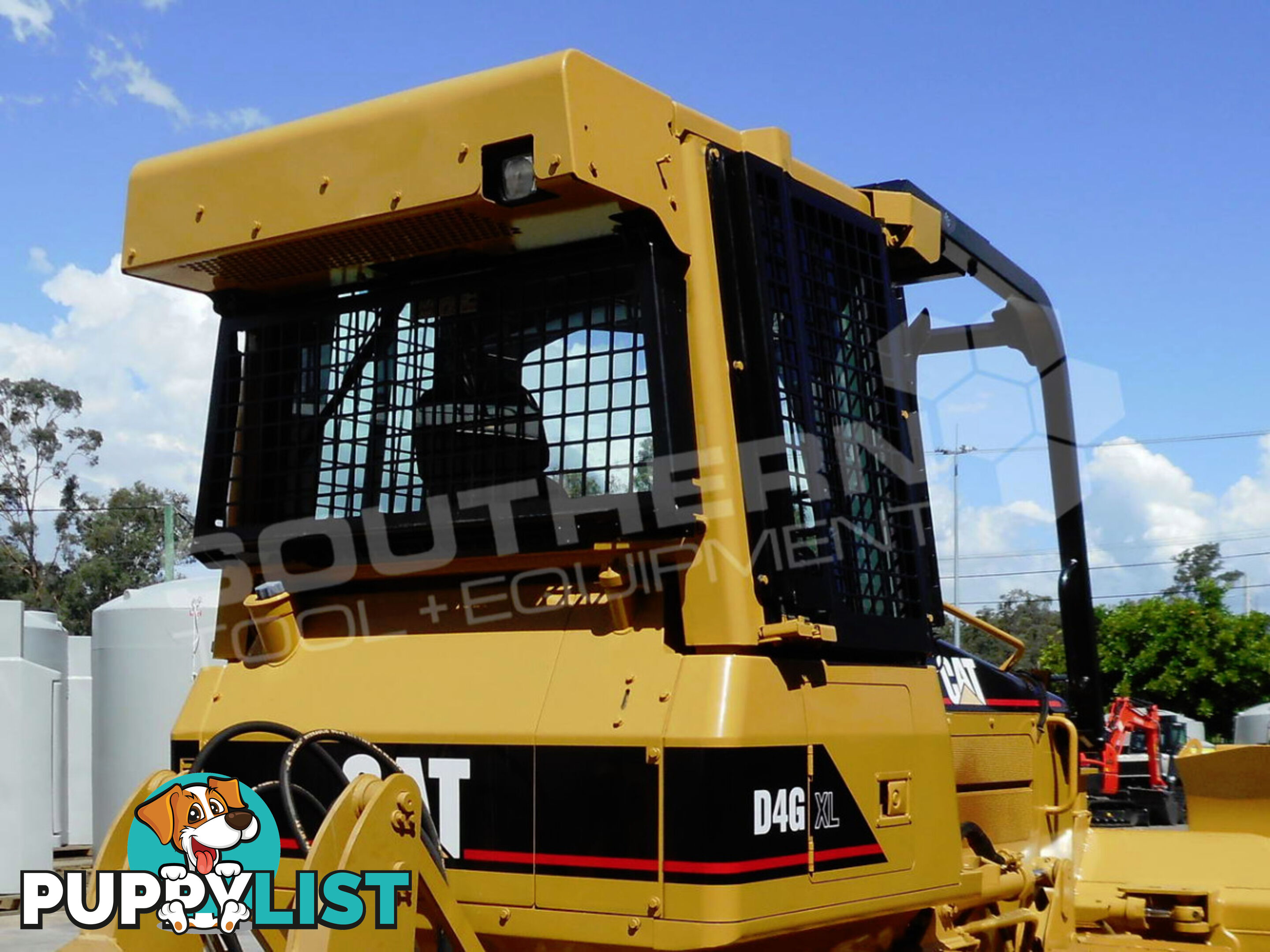 Caterpillar D4G XL Dozers Screens & Sweeps / CAT D4 Forestry guard 