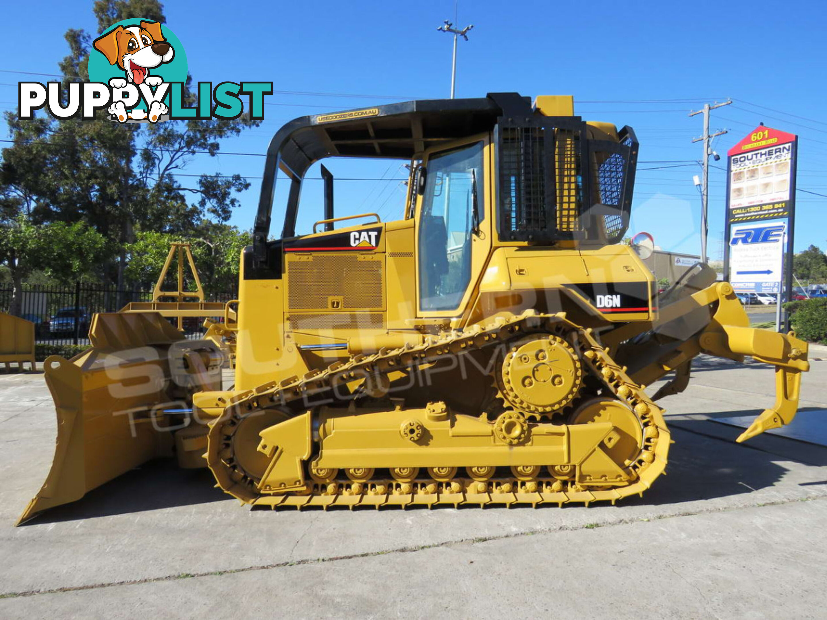 CATERPILLAR D6N XL Bulldozer w Sweeps & Screens