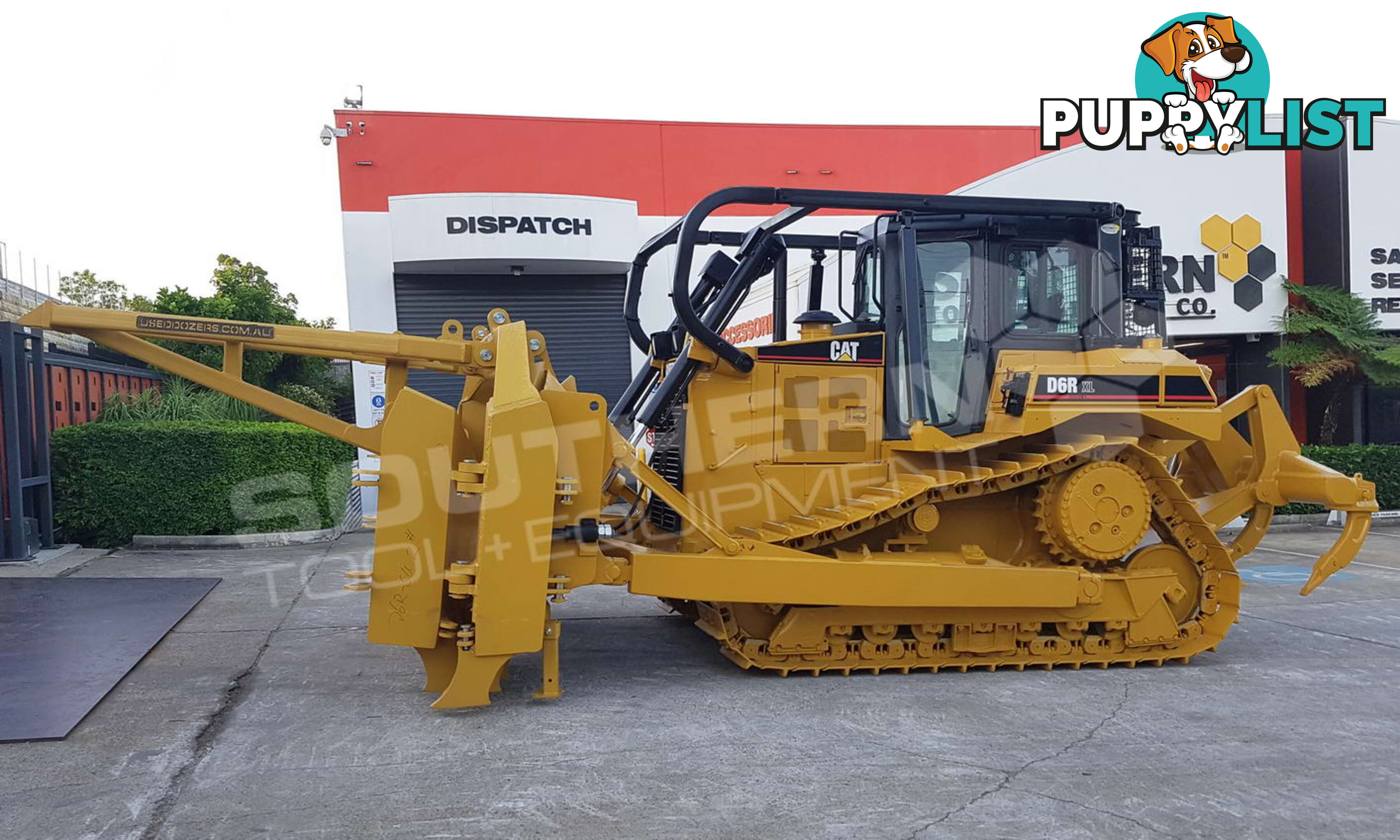 CATERPILLAR D6R XL Bulldozer SU Blade Stick Rake & Tree Spear fitted