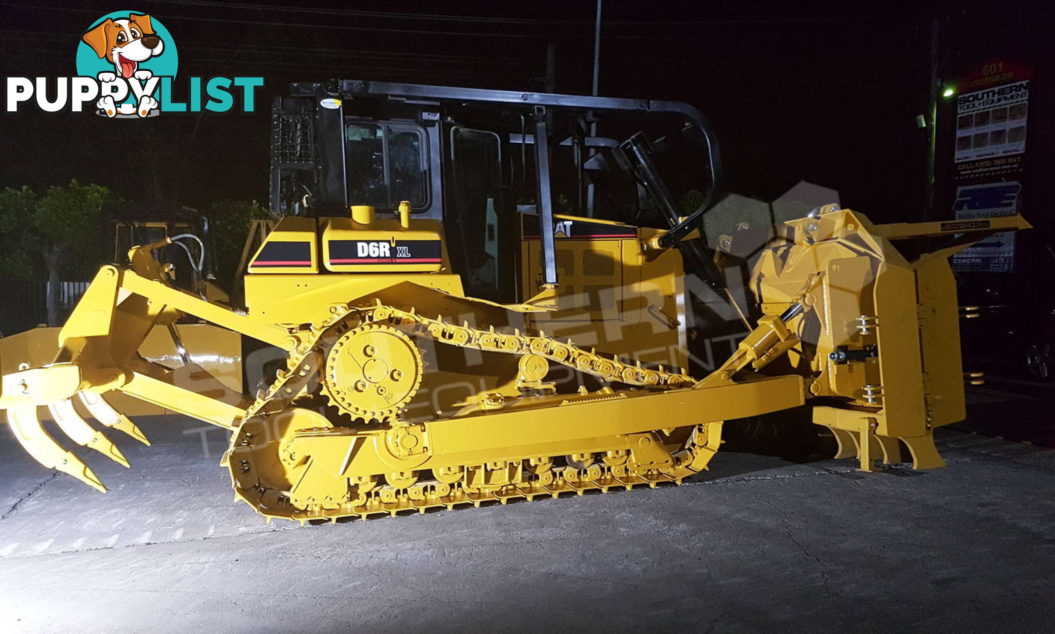 CATERPILLAR D6R XL Bulldozer SU Blade Stick Rake & Tree Spear fitted