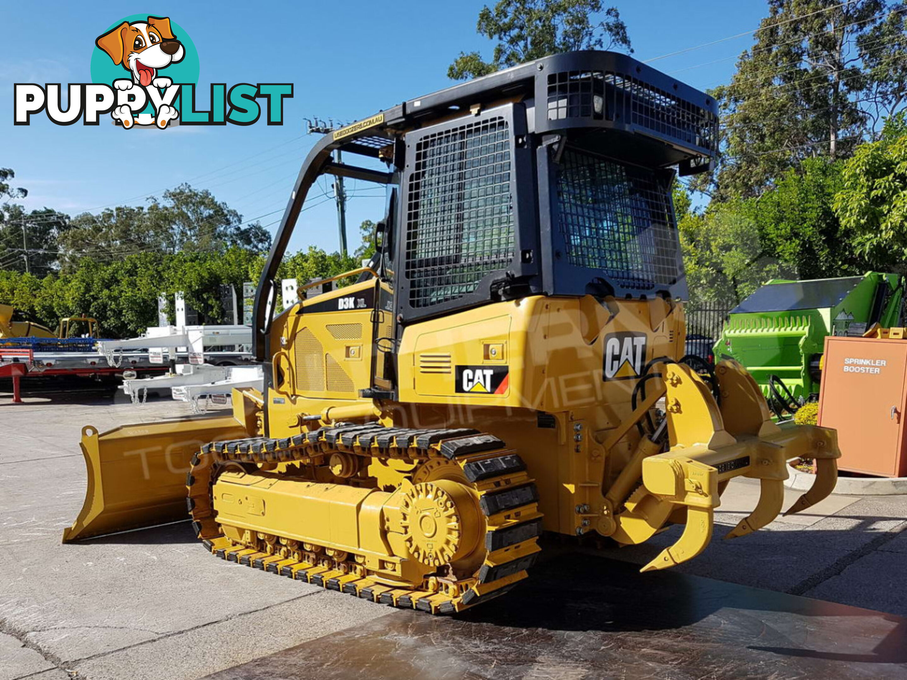 CATERPILLAR D3K XL Bulldozer / w Rubber Pads fitted