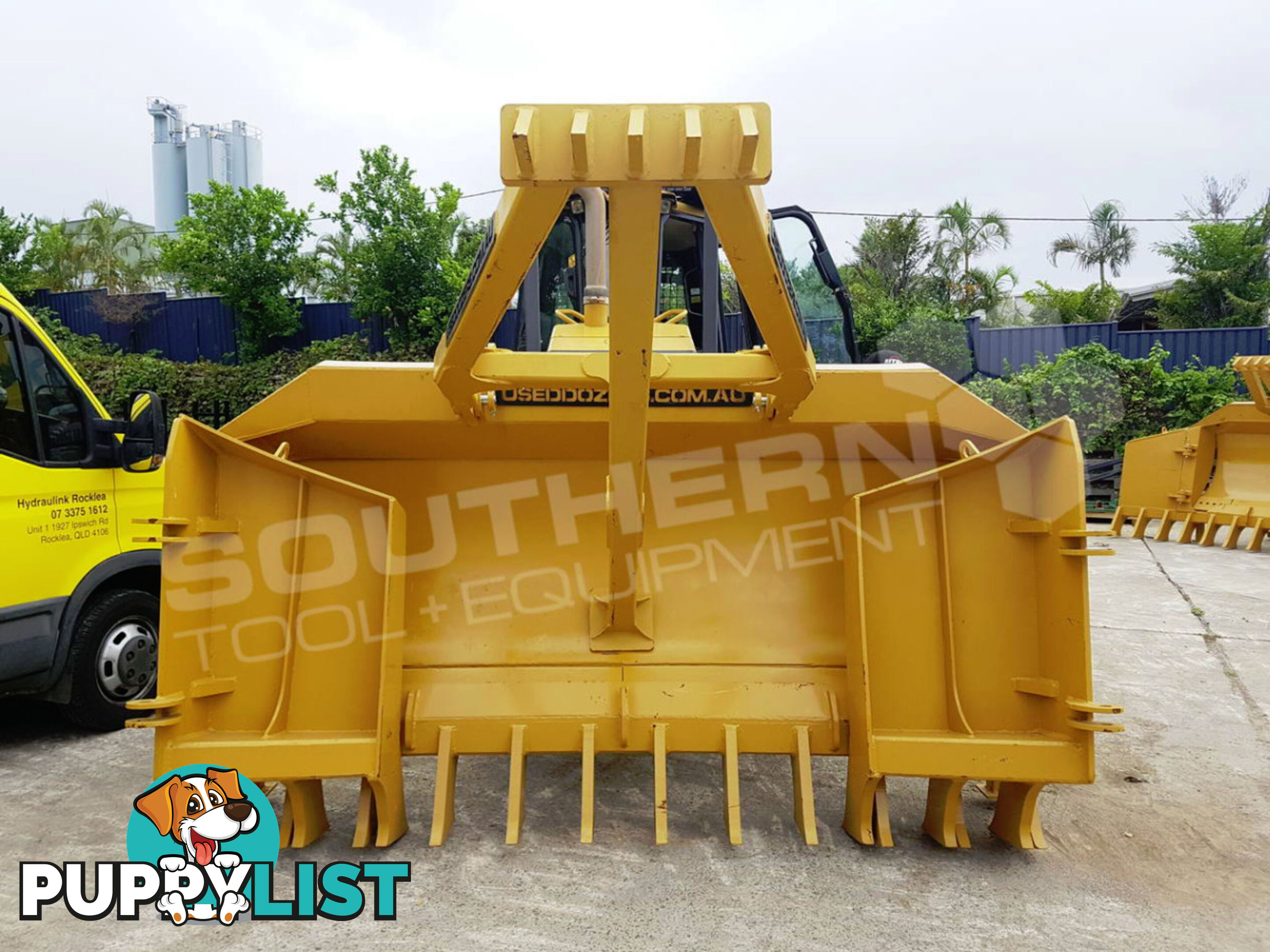 Heavy Duty Caterpillar D6K D6K2 Dozer Bi-Folding Stick Rake