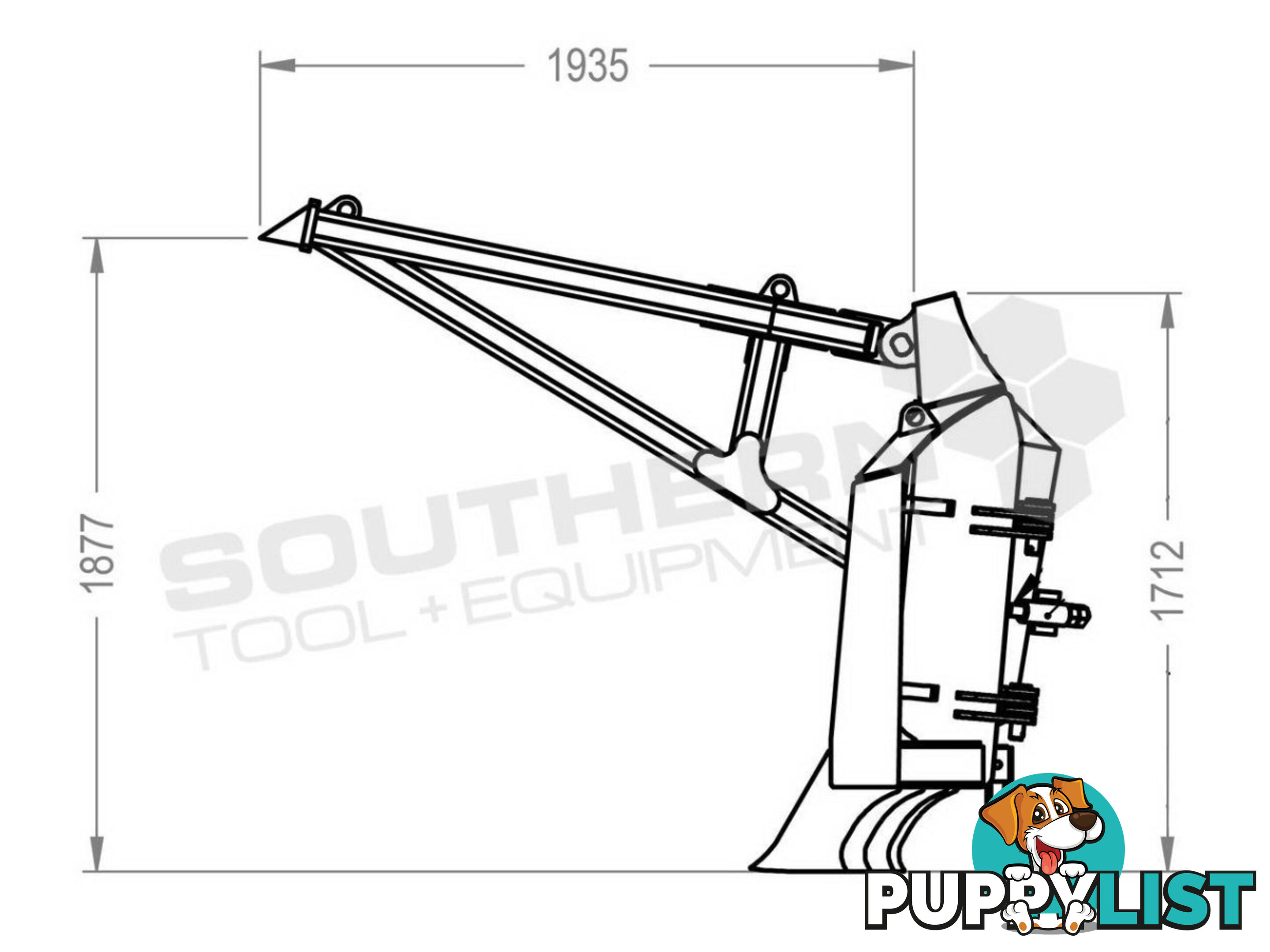 Heavy Duty Caterpillar D6K D6K2 Dozer Bi-Folding Stick Rake