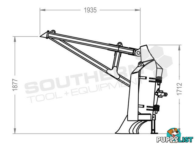 Heavy Duty Caterpillar D6K D6K2 Dozer Bi-Folding Stick Rake