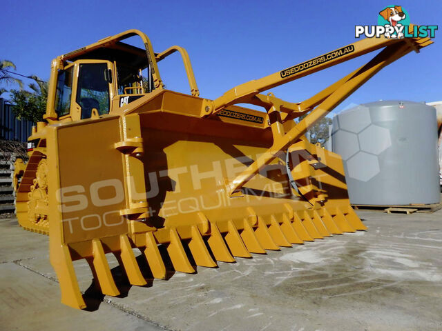 Heavy Duty Caterpillar D5M D6M Dozer Bi-Folding Stick Rake 