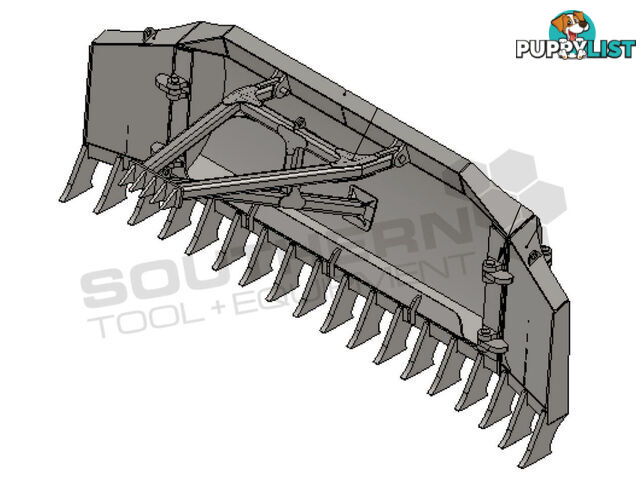 Heavy Duty Caterpillar D5M D6M Dozer Bi-Folding Stick Rake 