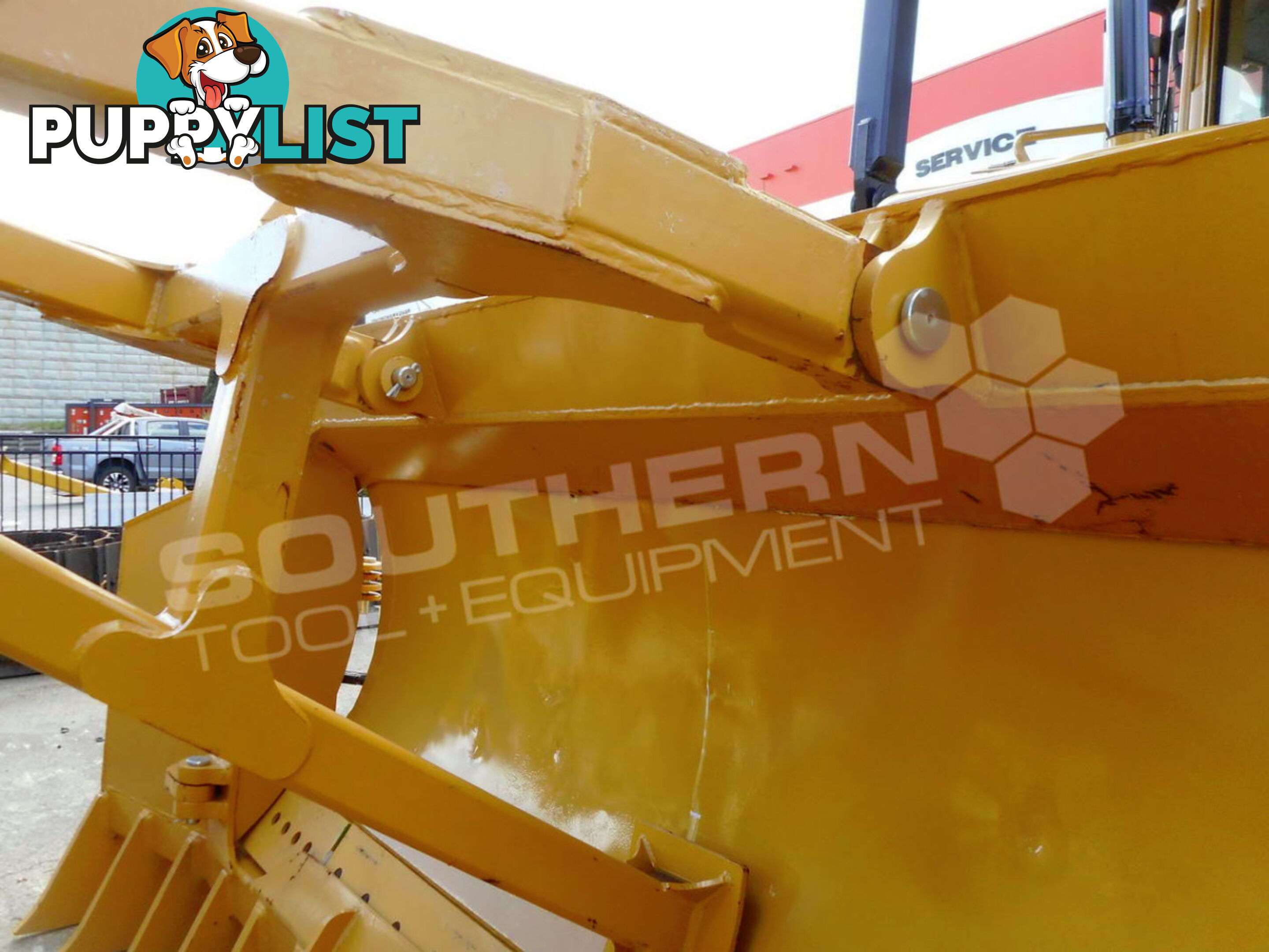 Heavy Duty Caterpillar D5M D6M Dozer Bi-Folding Stick Rake 