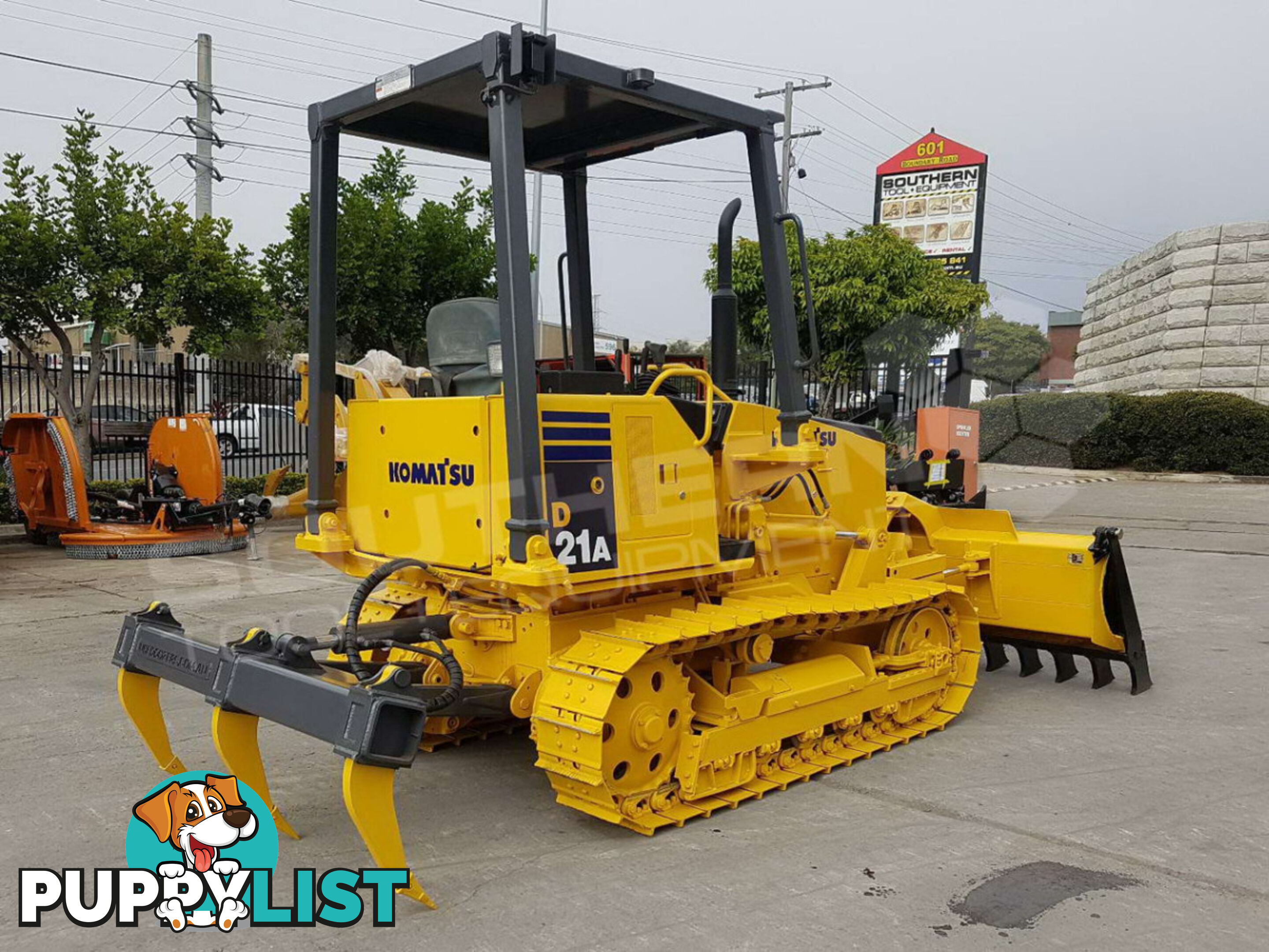 2006 Komatsu D21A-8 Dozer D21 /w Stick Rake 