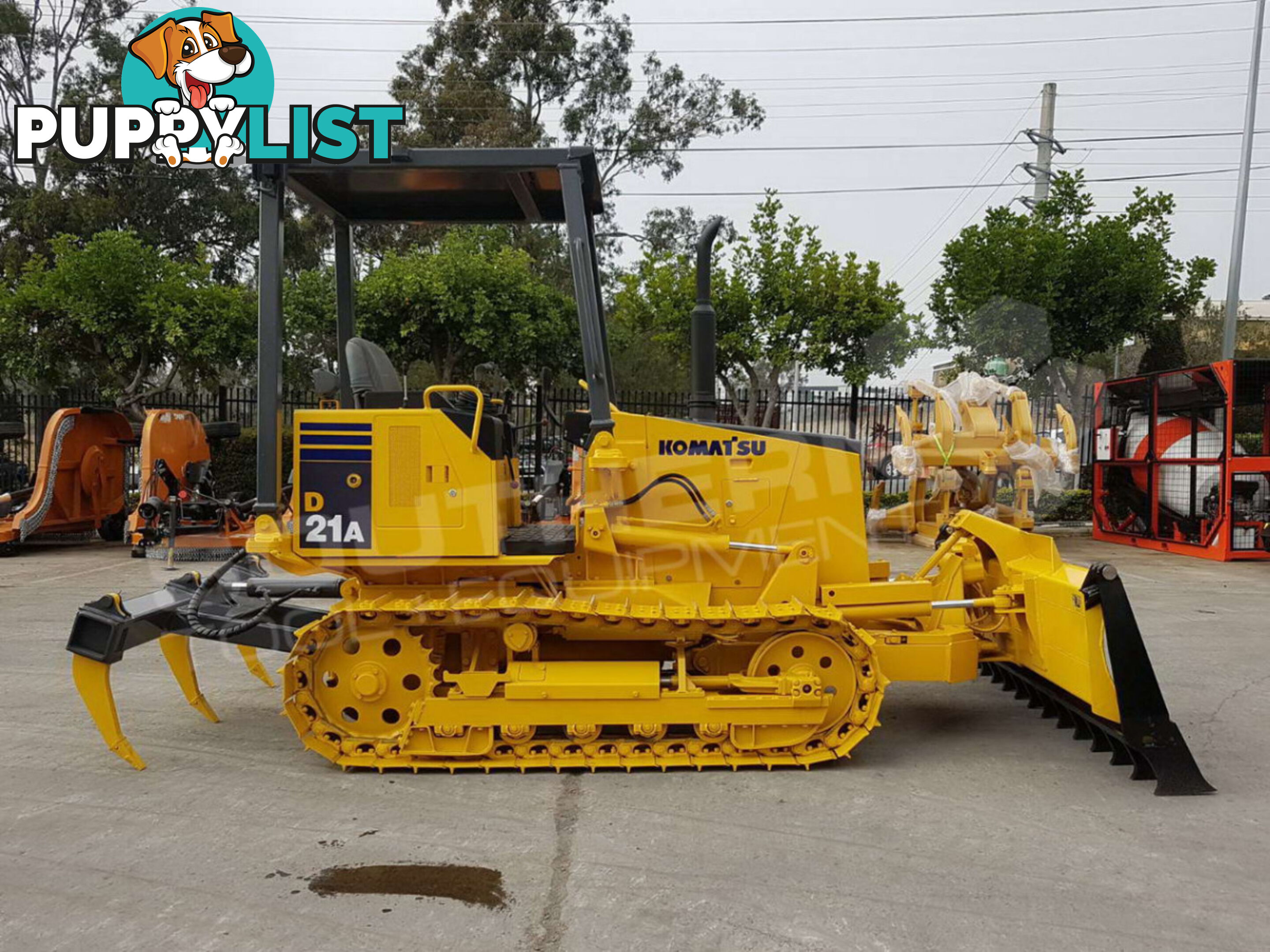 2006 Komatsu D21A-8 Dozer D21 /w Stick Rake 