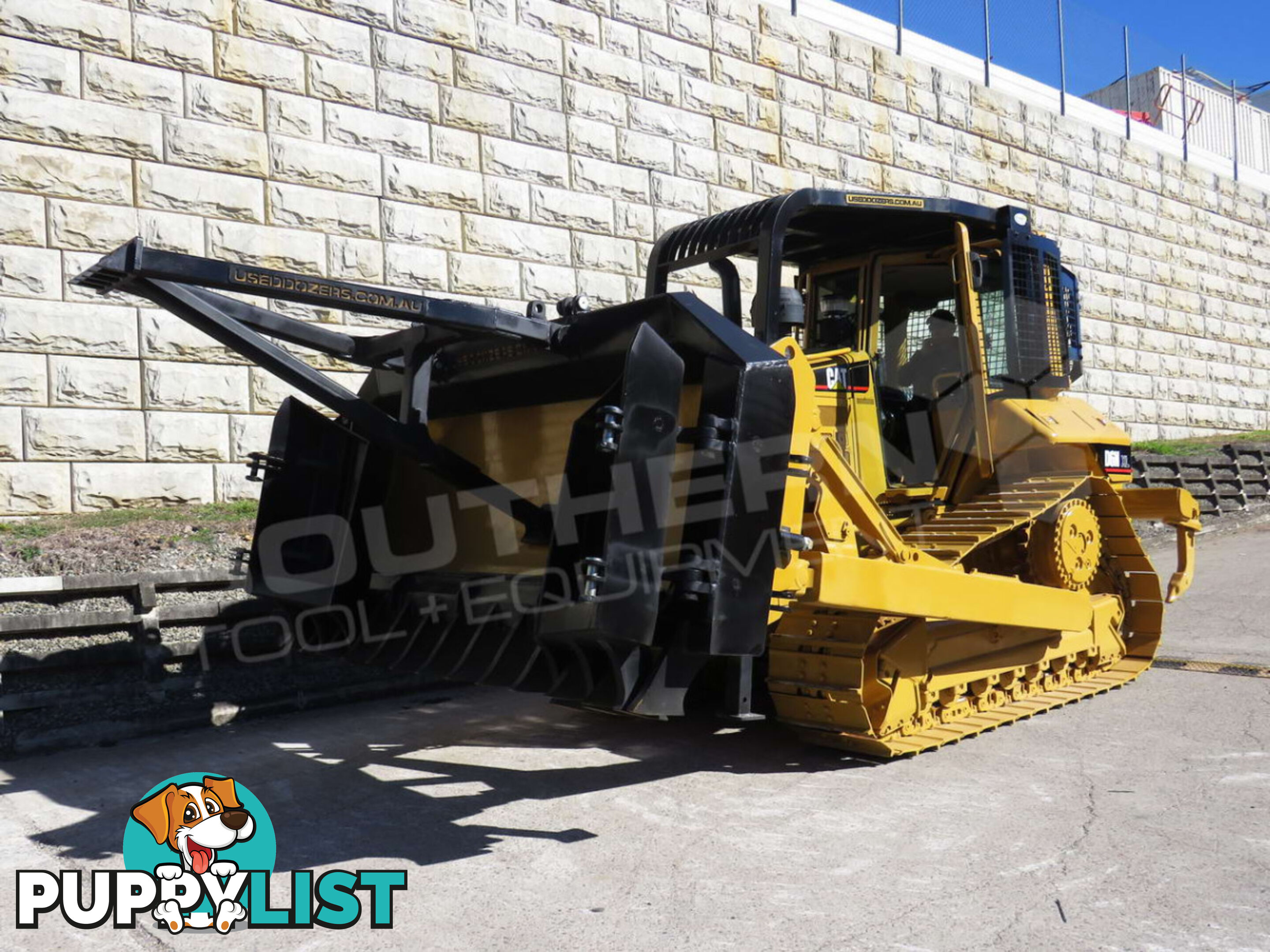 Caterpillar D6N XL Bulldozer Stick Rake Fitted SU Blade