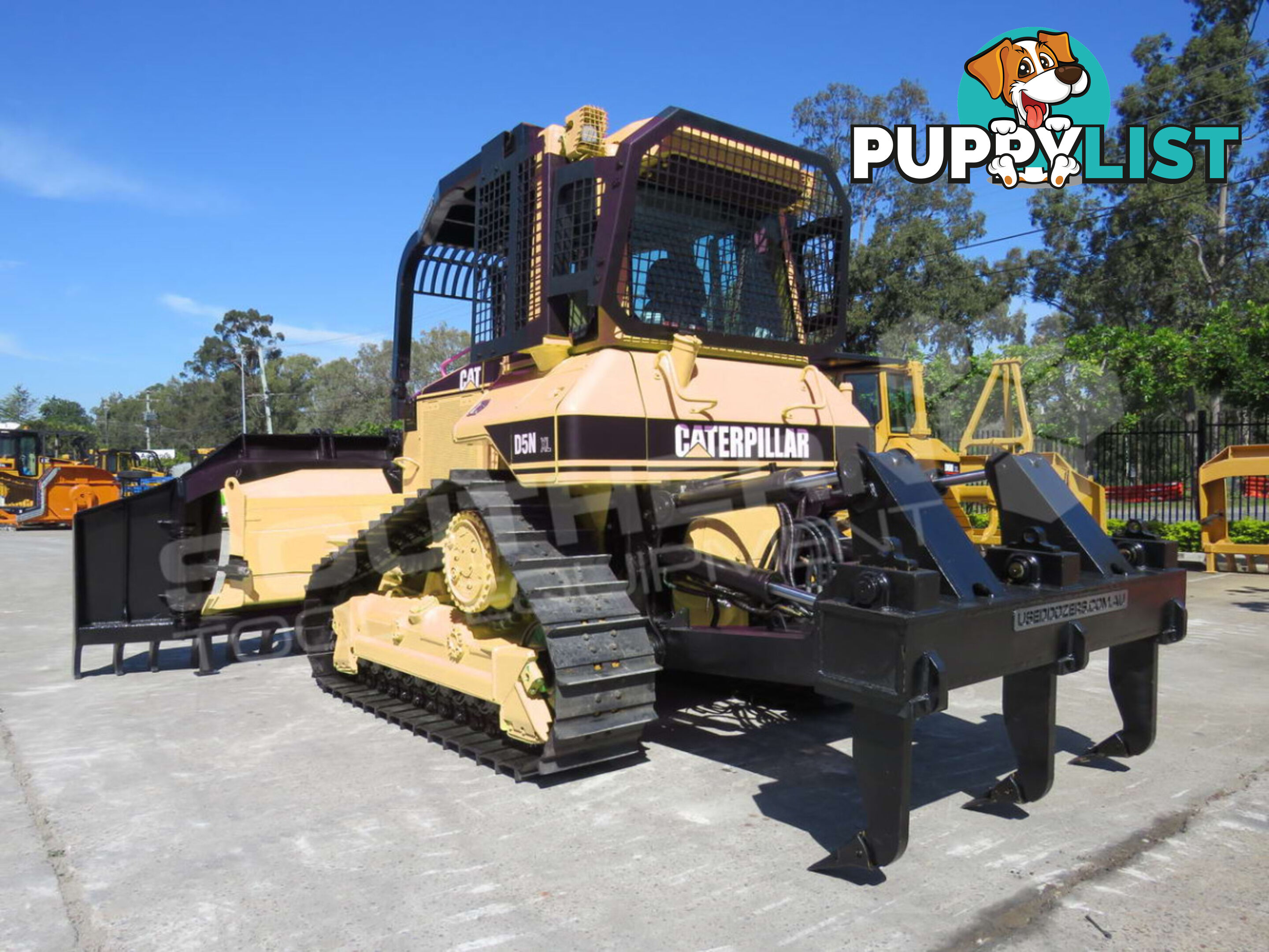 Four Barrel Rippers Custom Black for Caterpillar Dozers