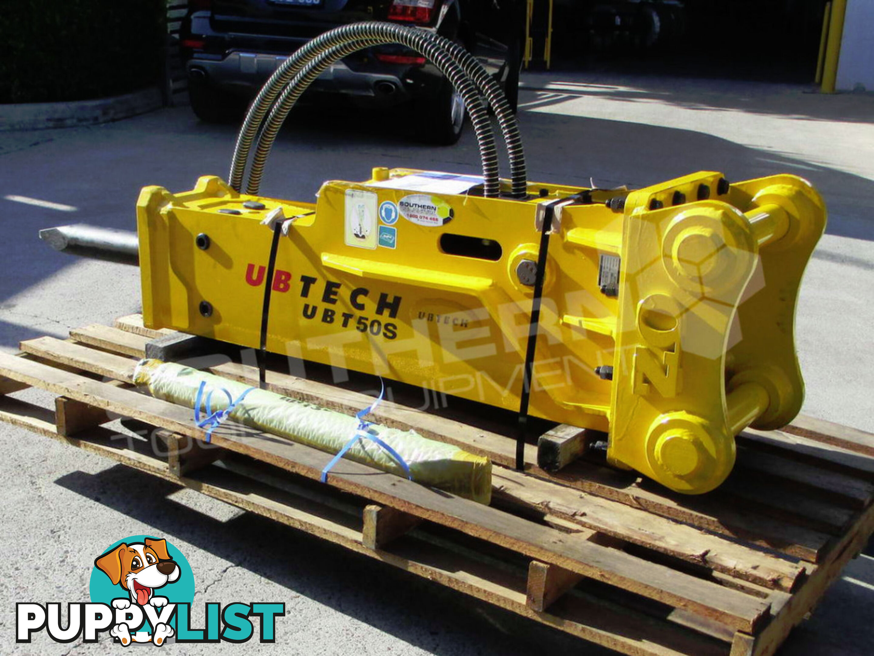 UBT50S Silence Hydraulic Hammer Rock Concrete Breaker Suit 10-16 Tonne Excavators 