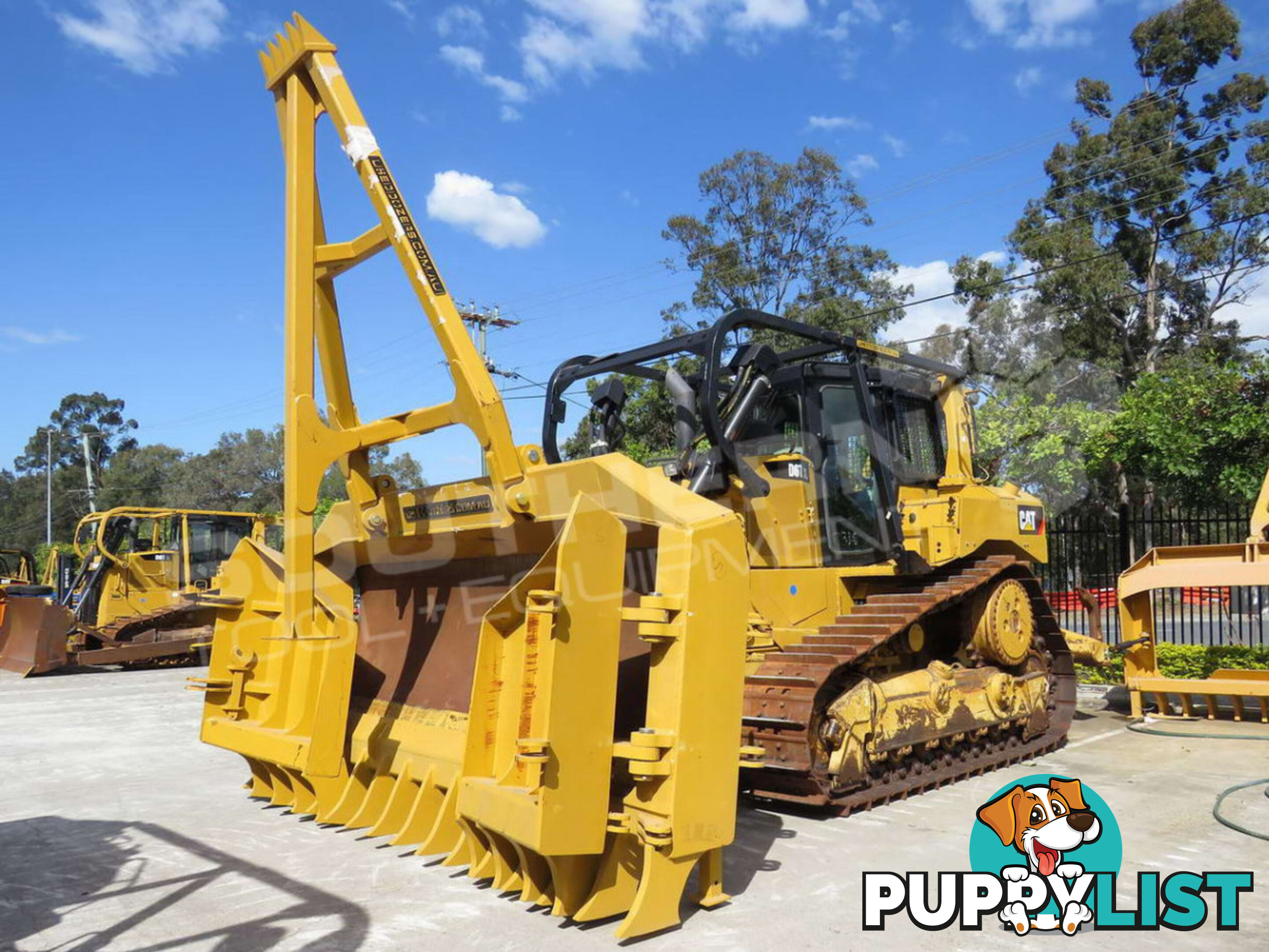 Caterpillar D6T XL VPAT Dozer w Stick Rakes & Tree Spear fitted (Stock No. 2315)