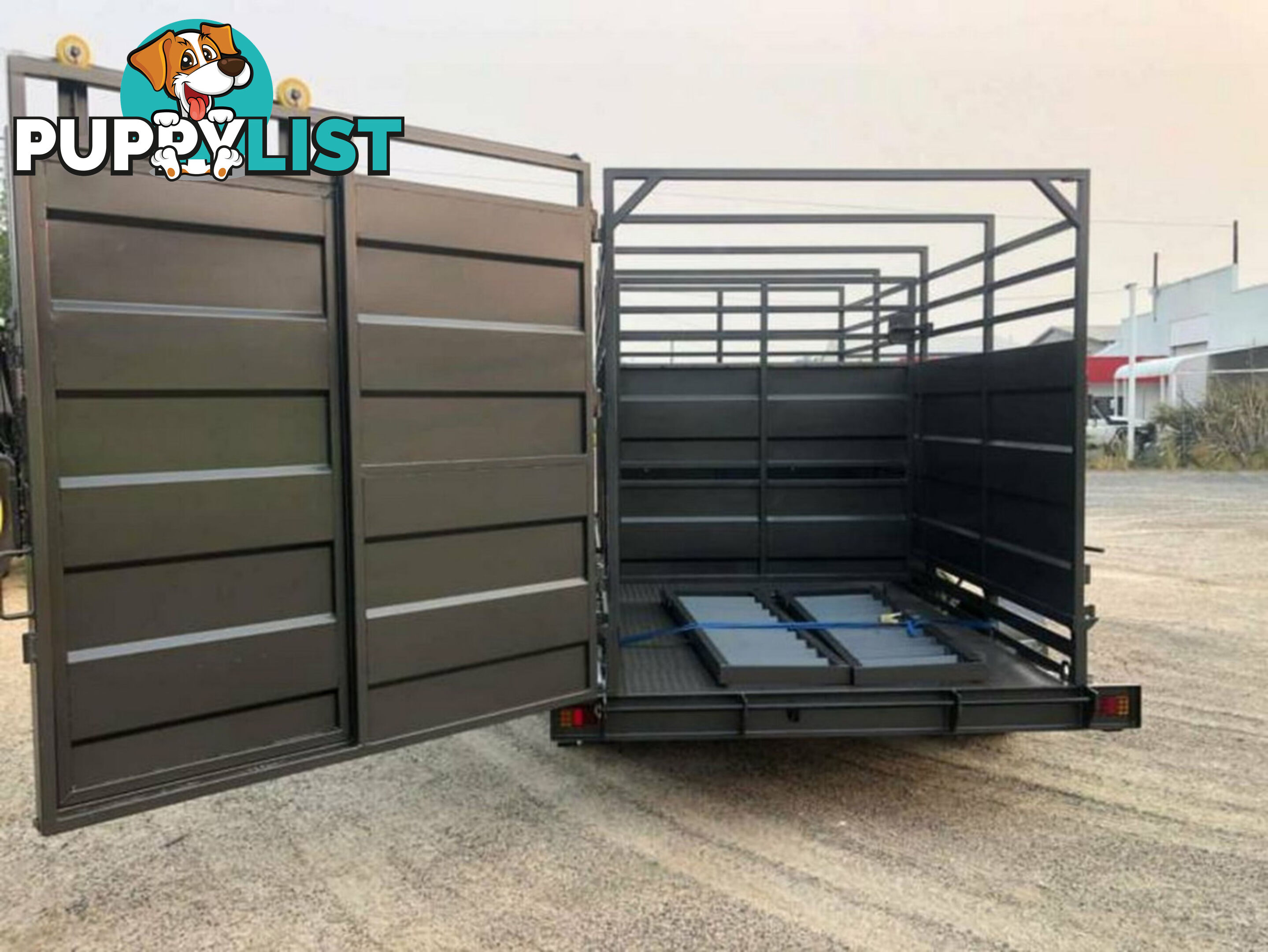 4.5 tone Multi use Plant Trailer / Cattle livestock Crate Trailer 