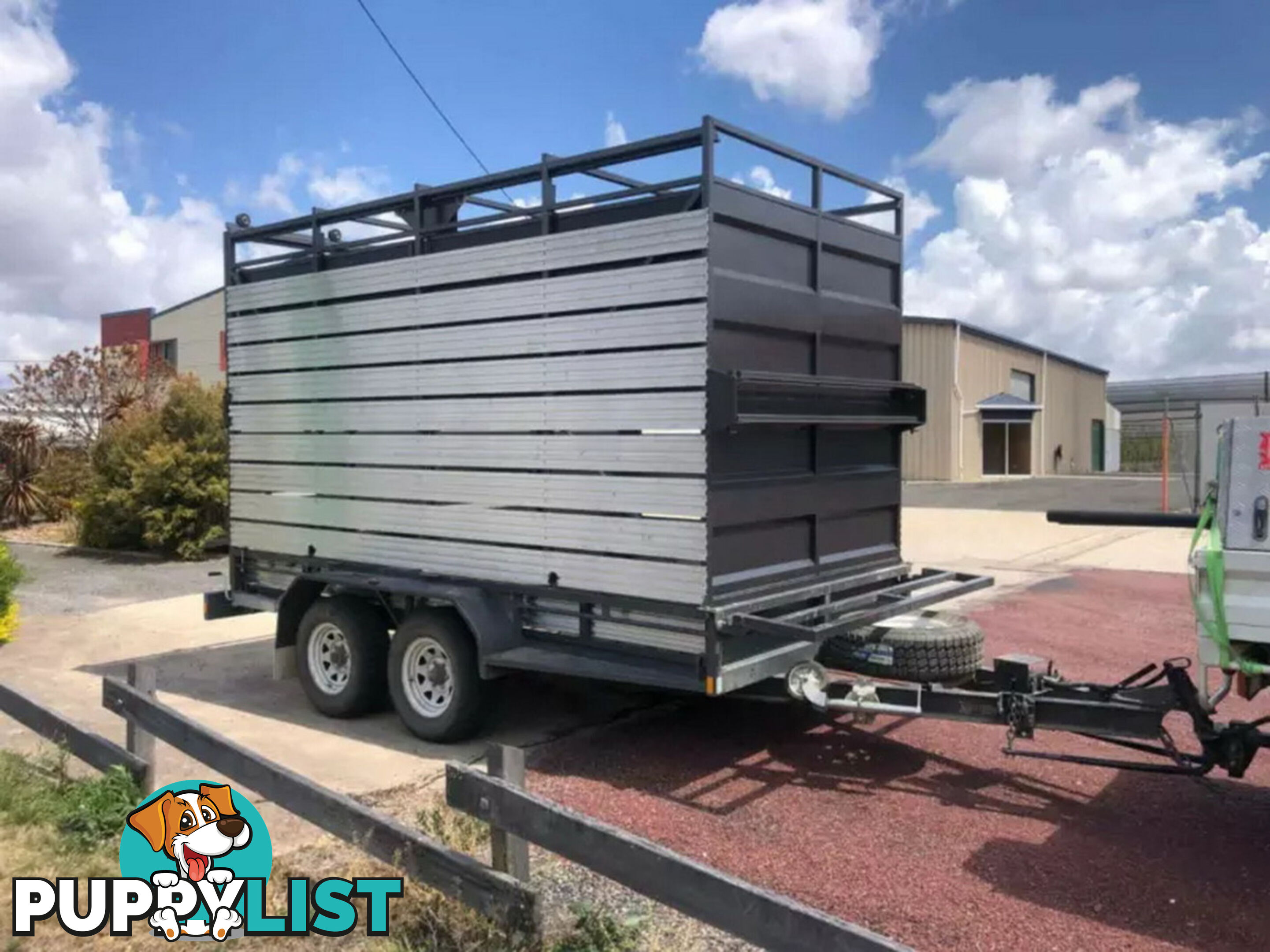 4.5 tone Multi use Plant Trailer / Cattle livestock Crate Trailer 