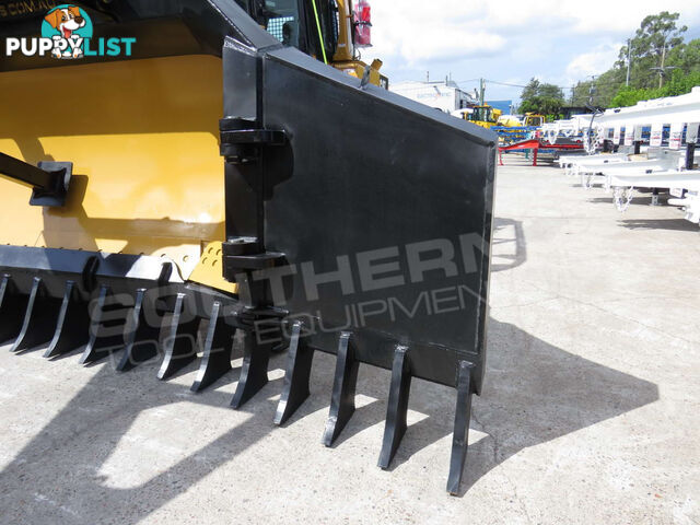 Heavy Duty Caterpillar D6T D6R Dozer Bi-Folding Stick Rake 