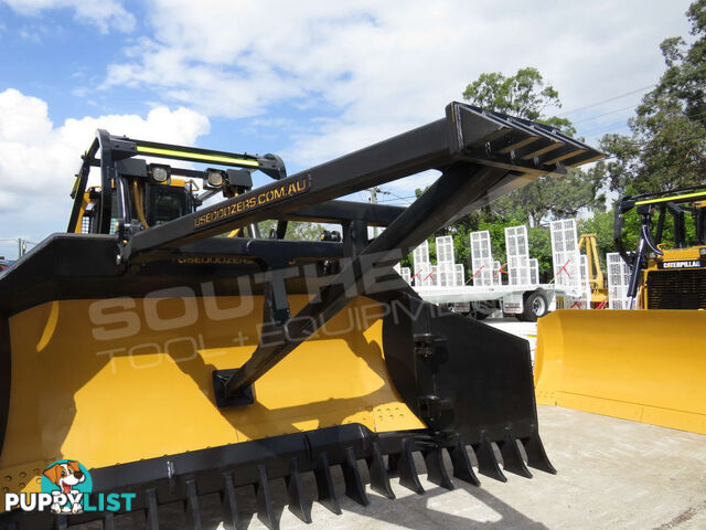 Heavy Duty Caterpillar D6T D6R Dozer Bi-Folding Stick Rake 