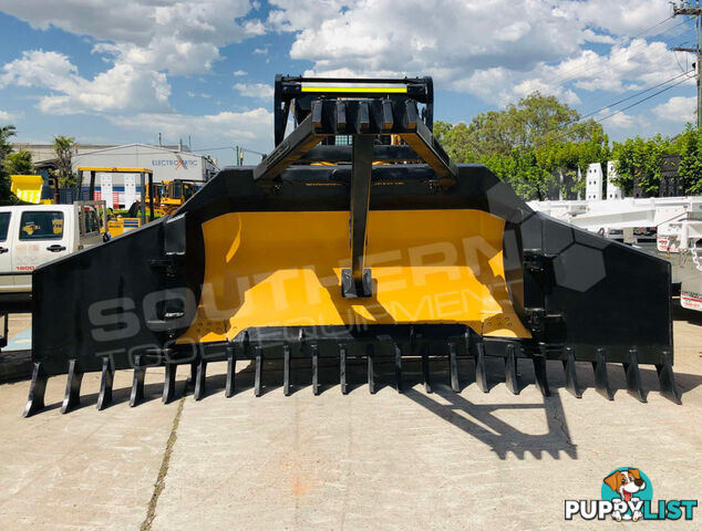 Heavy Duty Caterpillar D6T D6R Dozer Bi-Folding Stick Rake 