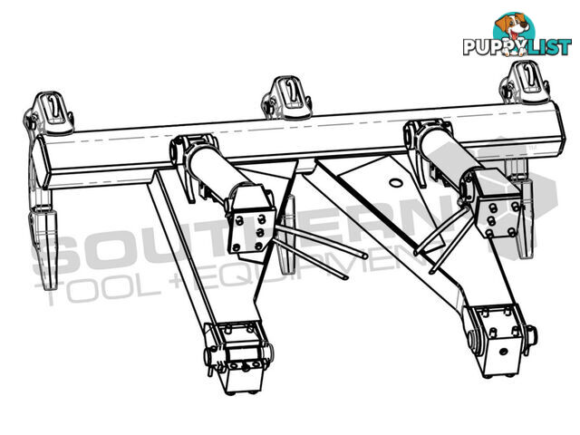 Caterpillar D5N Two Barrel Dozer Rippers