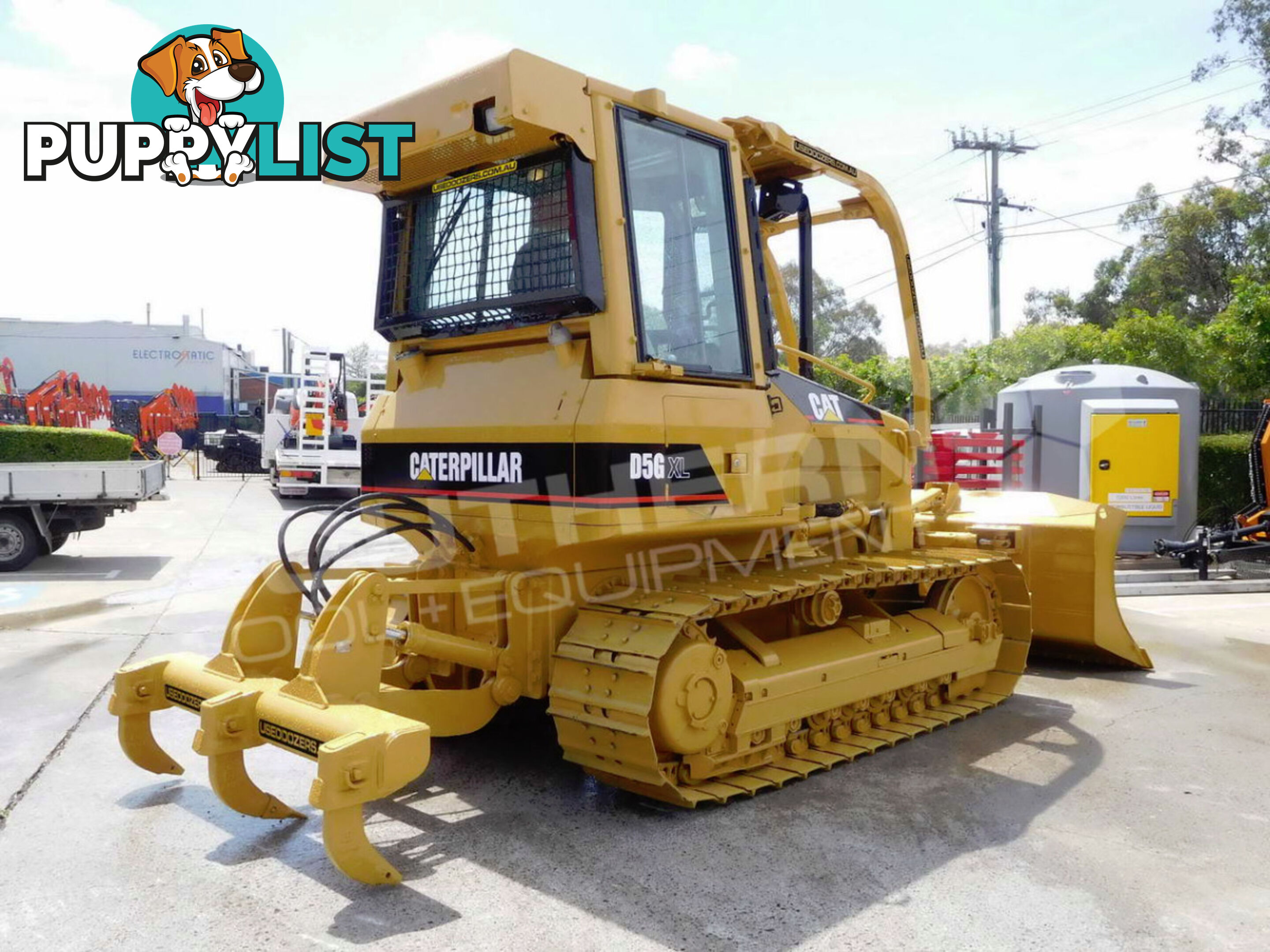 Caterpillar D5G Two Barrel Dozer Rippers