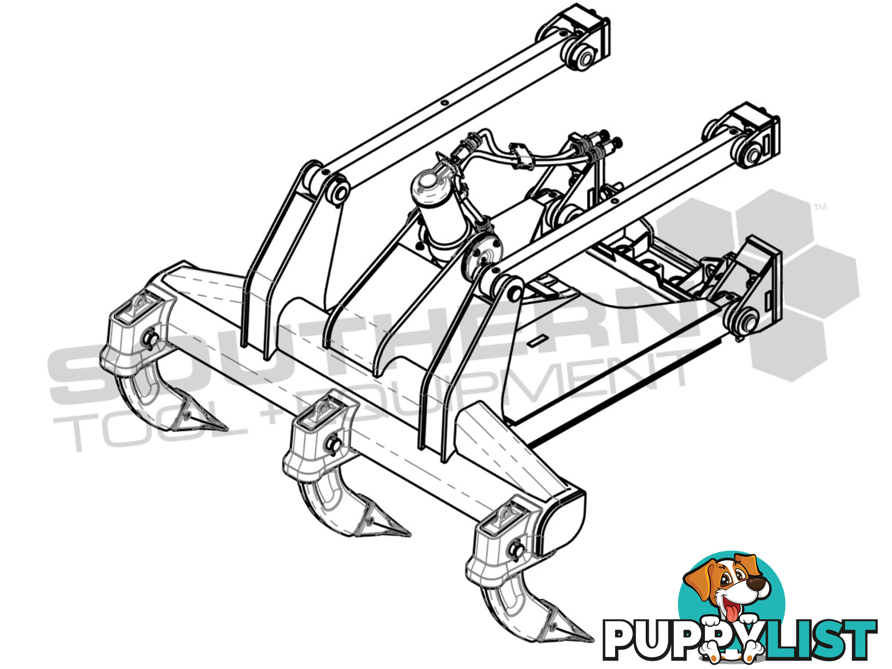 Caterpillar D6R D6T D6H Multi Shank Dozer Rippers