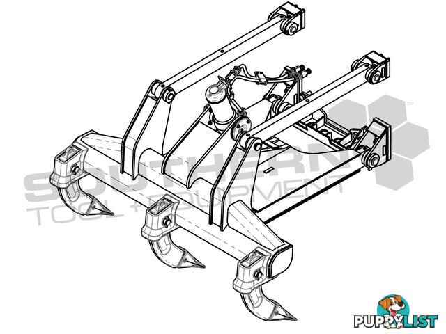 Caterpillar D6R D6T D6H Multi Shank Dozer Rippers