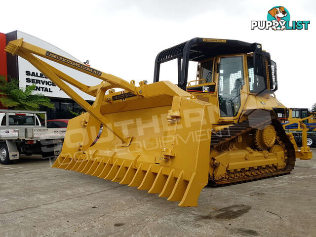 Caterpillar D5N XL Bulldozer with Drive in Stick Rake & Tree Spear 